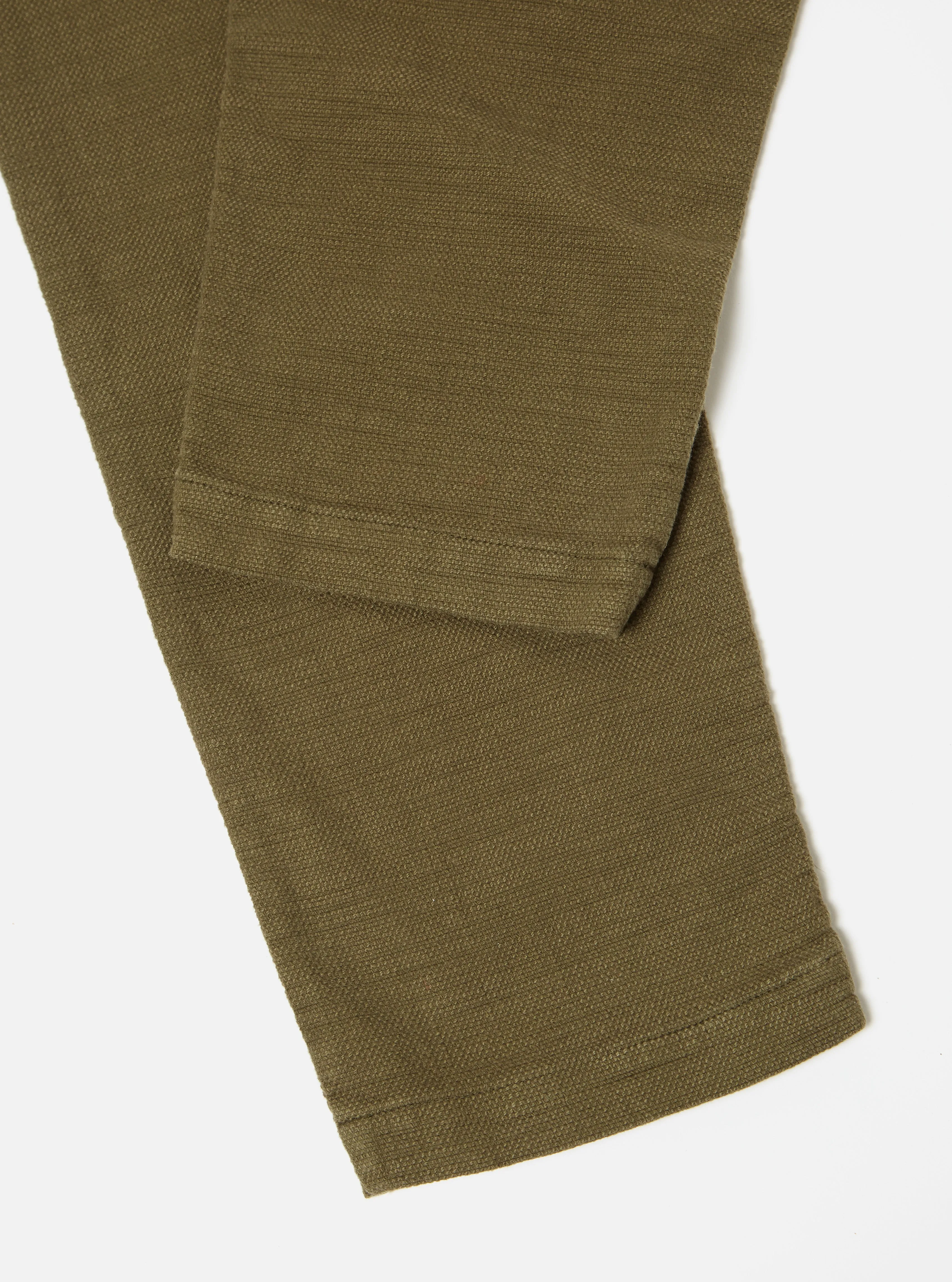 Universal Works Military Chino in Olive Chevron Cotton sold by Universal Works product image thumbnail 5