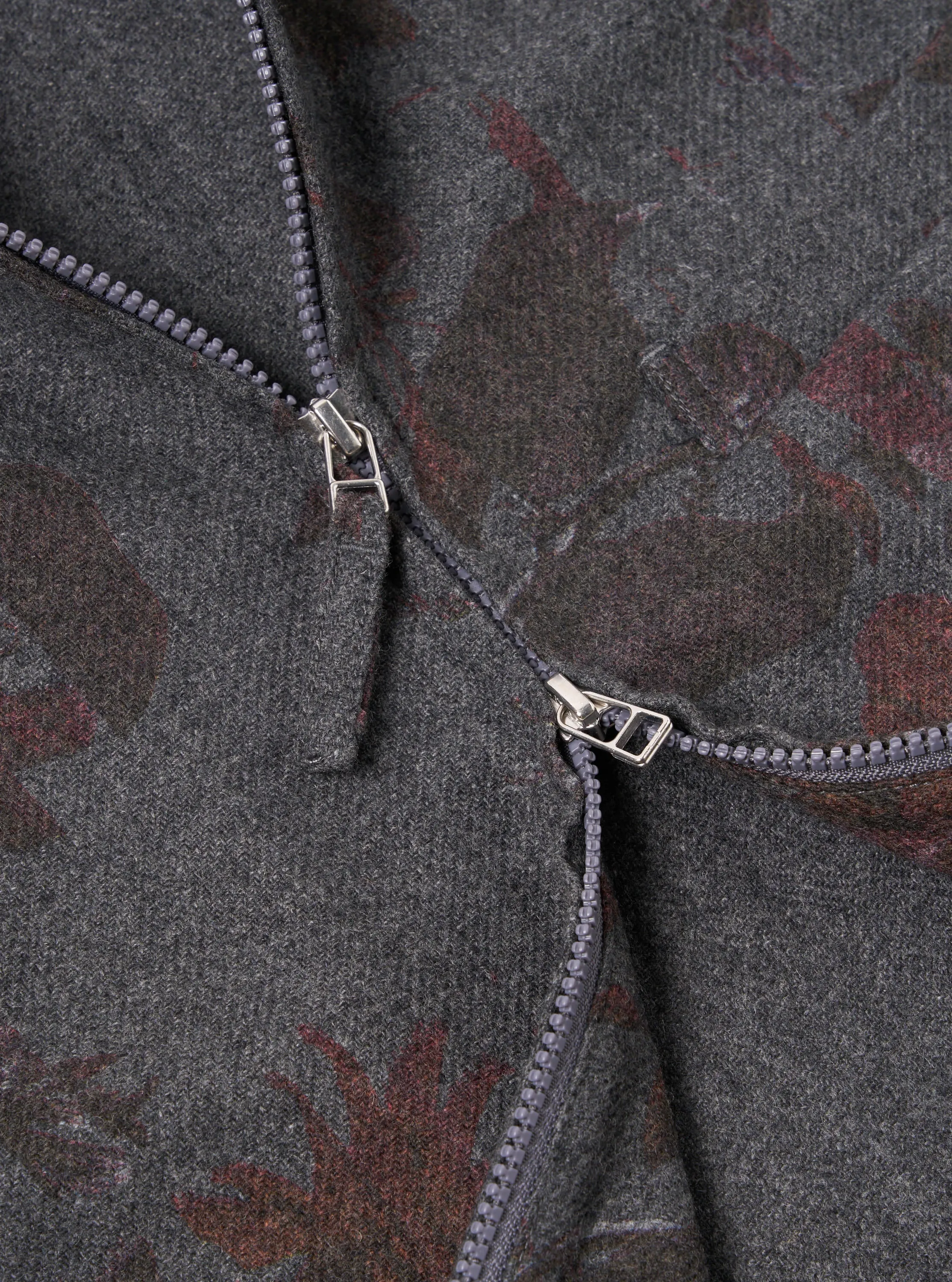 Universal Works Windcheater in Mid Grey Printed Flannel sold by Universal Works product image thumbnail 4