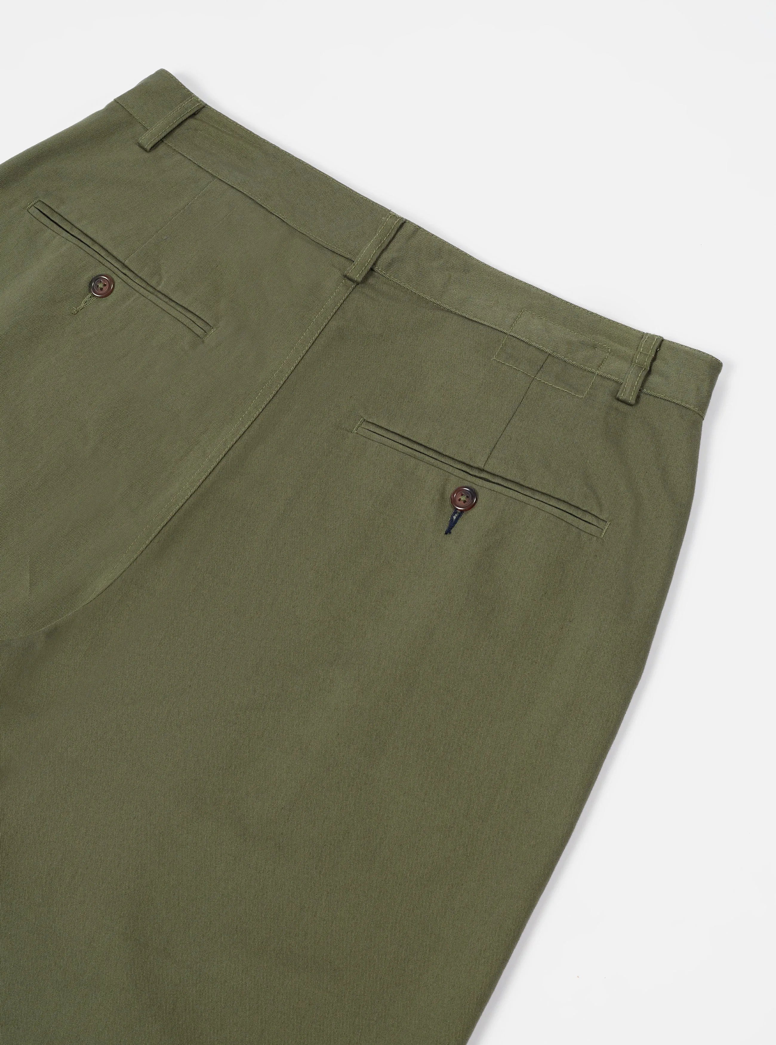 Light Olive Twill Military Chino sold by Universal Works product image thumbnail 4