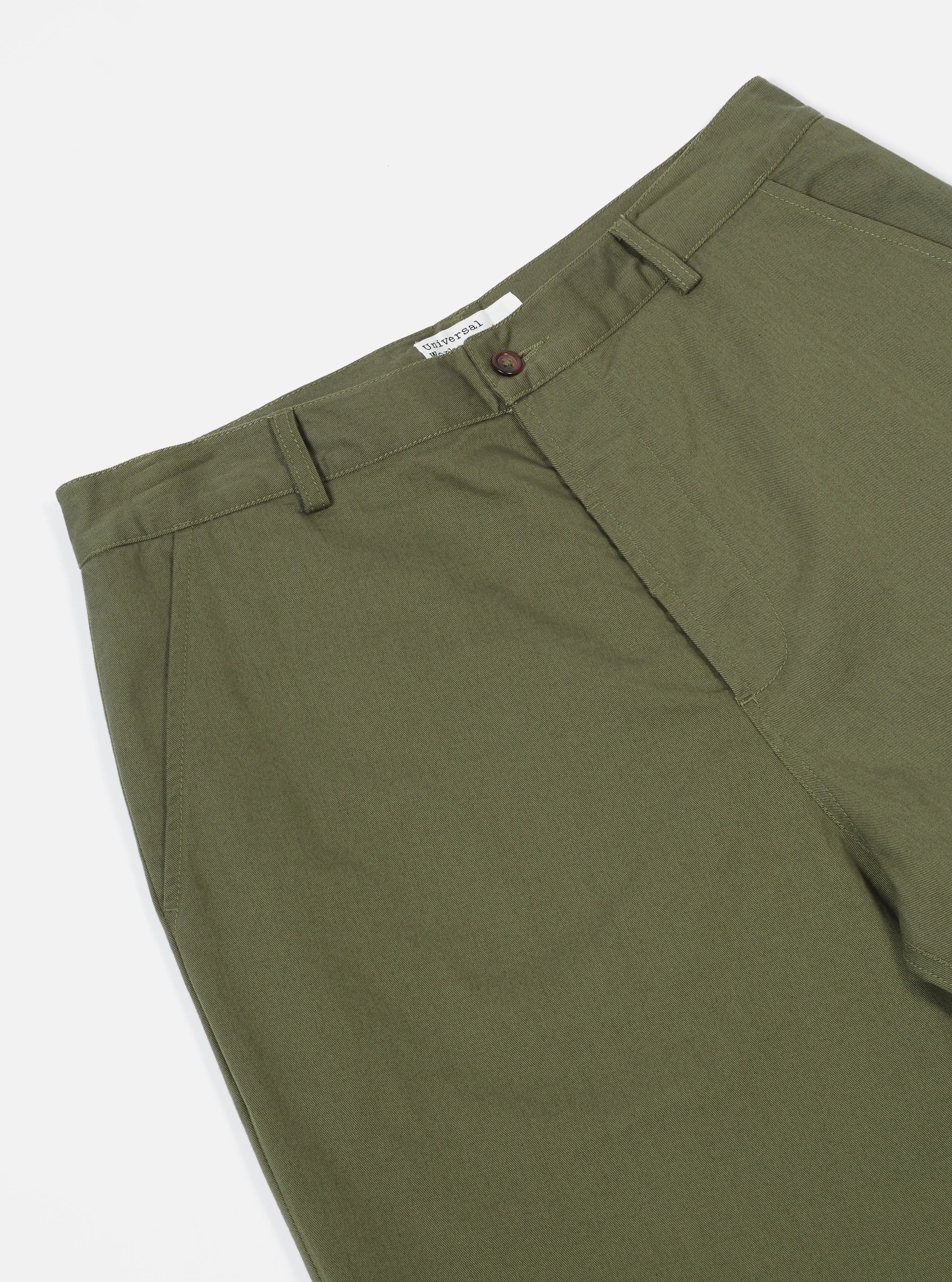 Light Olive Twill Military Chino sold by Universal Works product image thumbnail 3