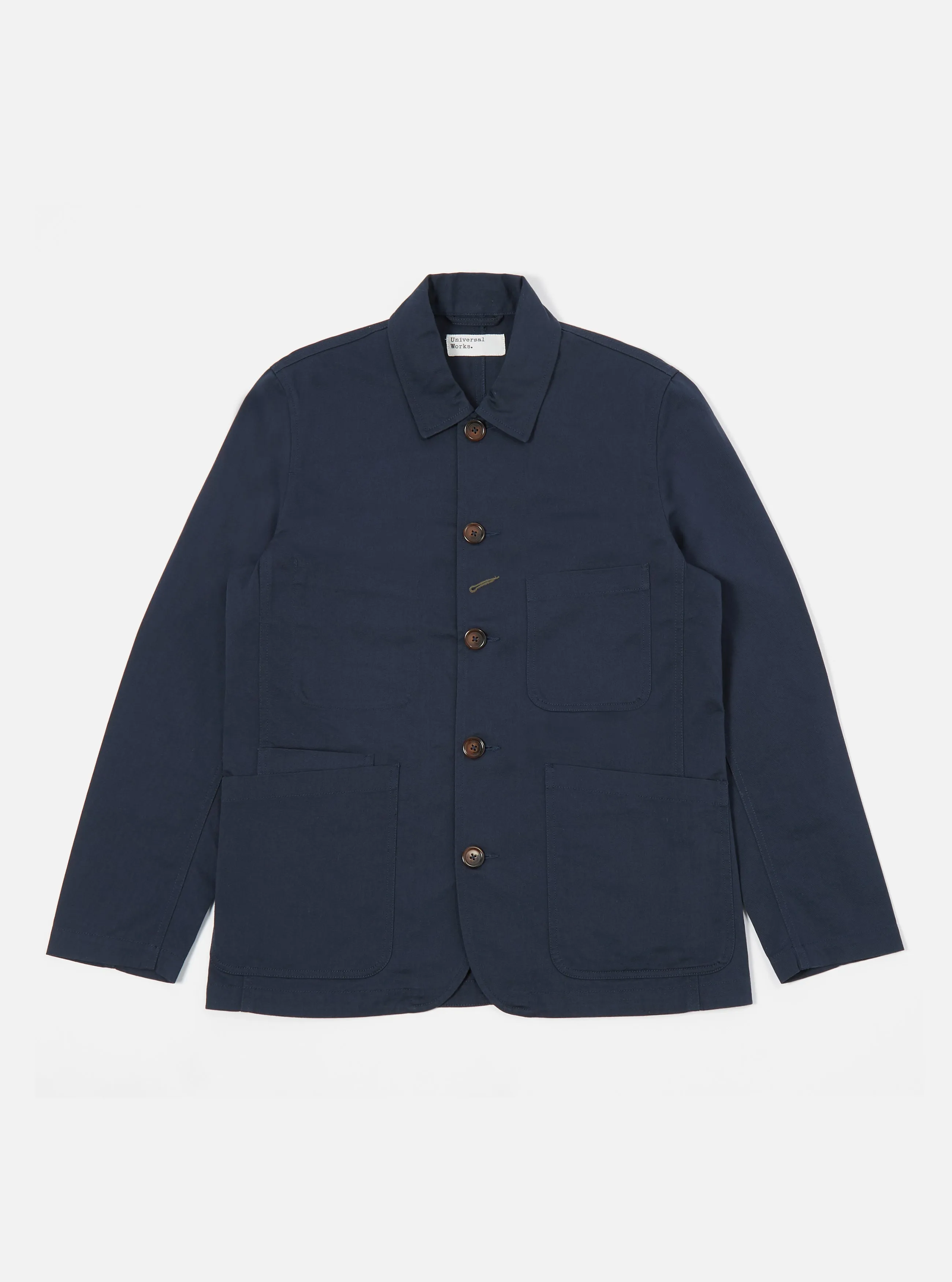 Navy Twill Bakers Jacket sold by Universal Works