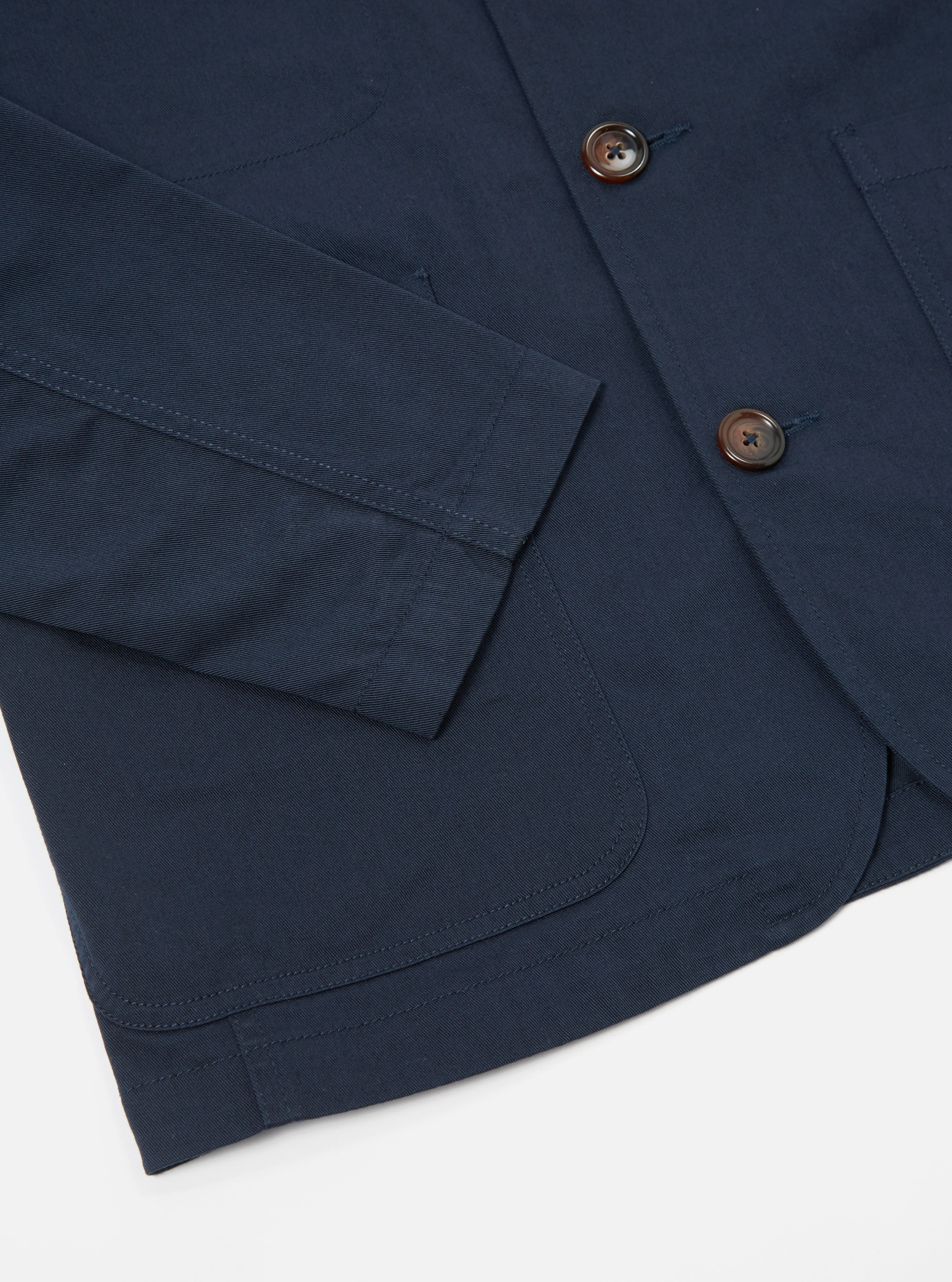 Navy Twill Bakers Jacket sold by Universal Works product image thumbnail 5