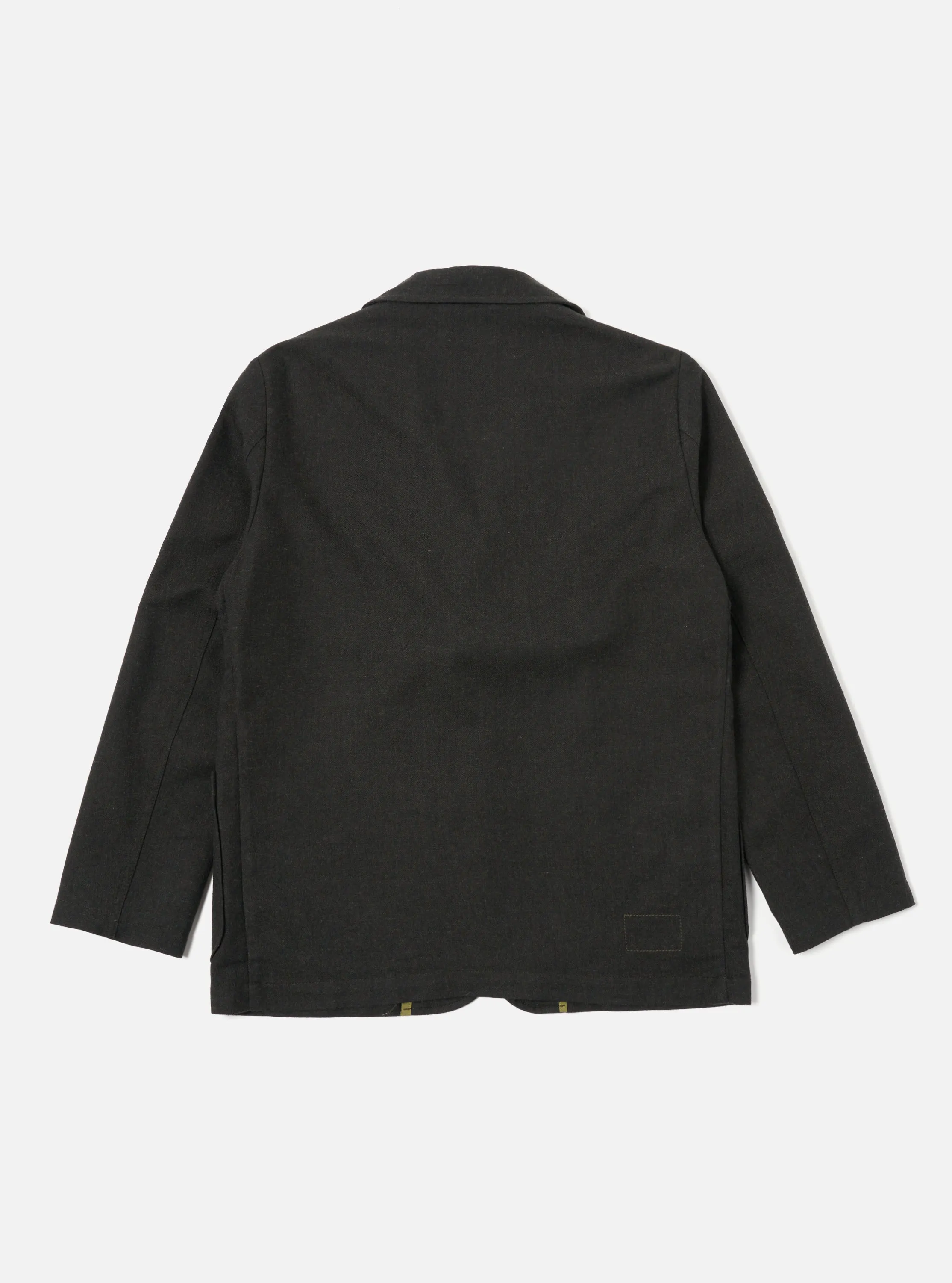 Universal Works Two Button Jacket in Olive Upcycled Italian Tweed sold by Universal Works product image thumbnail 2