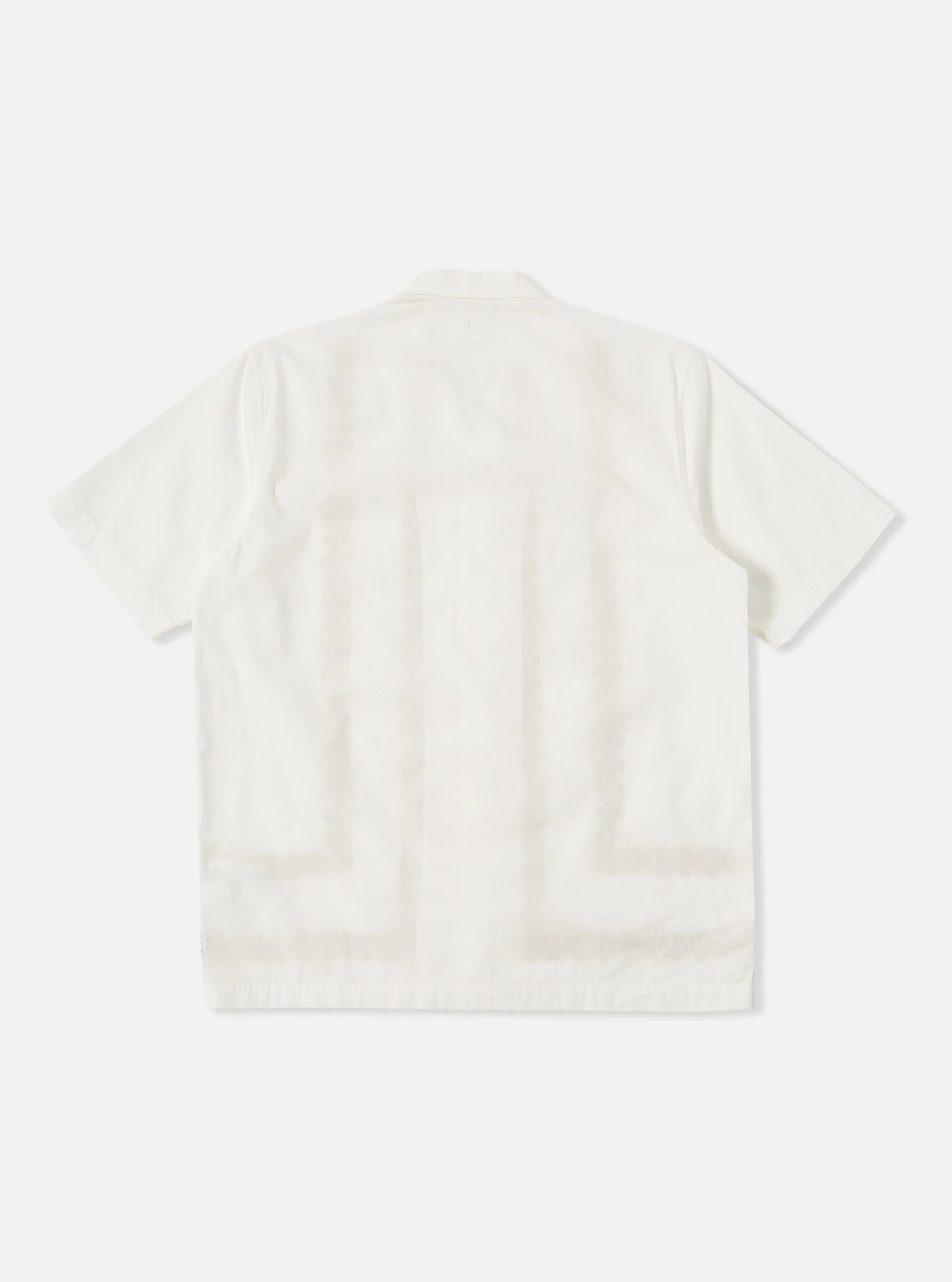 Universal Works Minari Shirt in Ecru Embroidered Organic Poplin sold by Universal Works product image thumbnail 3