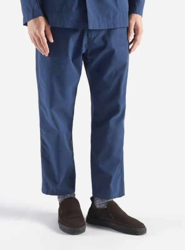 Universal Works Hi Water Trouser in Navy Summer Canvas sold by Universal Works