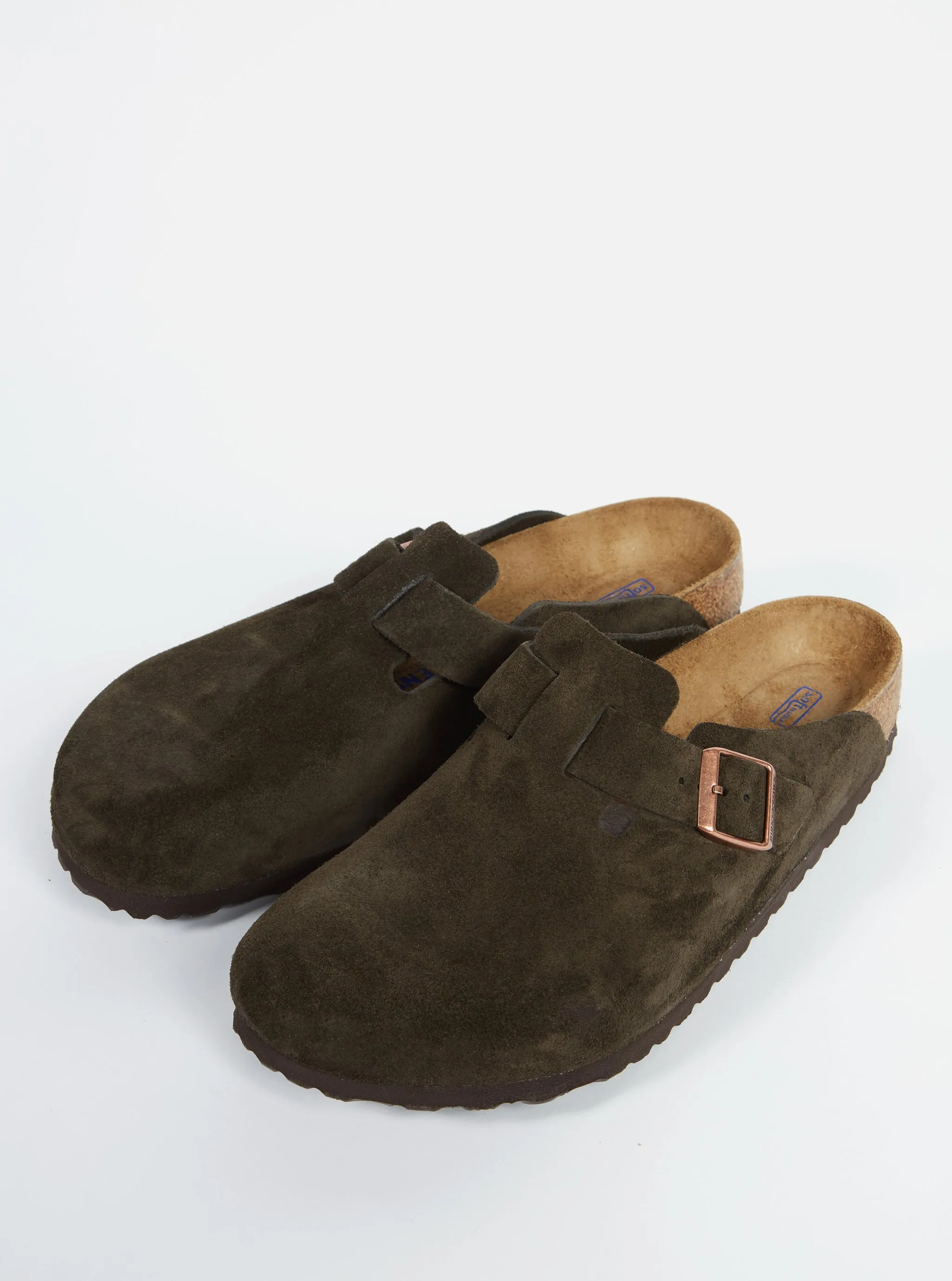 Birkenstock Soft Footbed Boston in Mocha Suede sold by Universal Works product image thumbnail 3