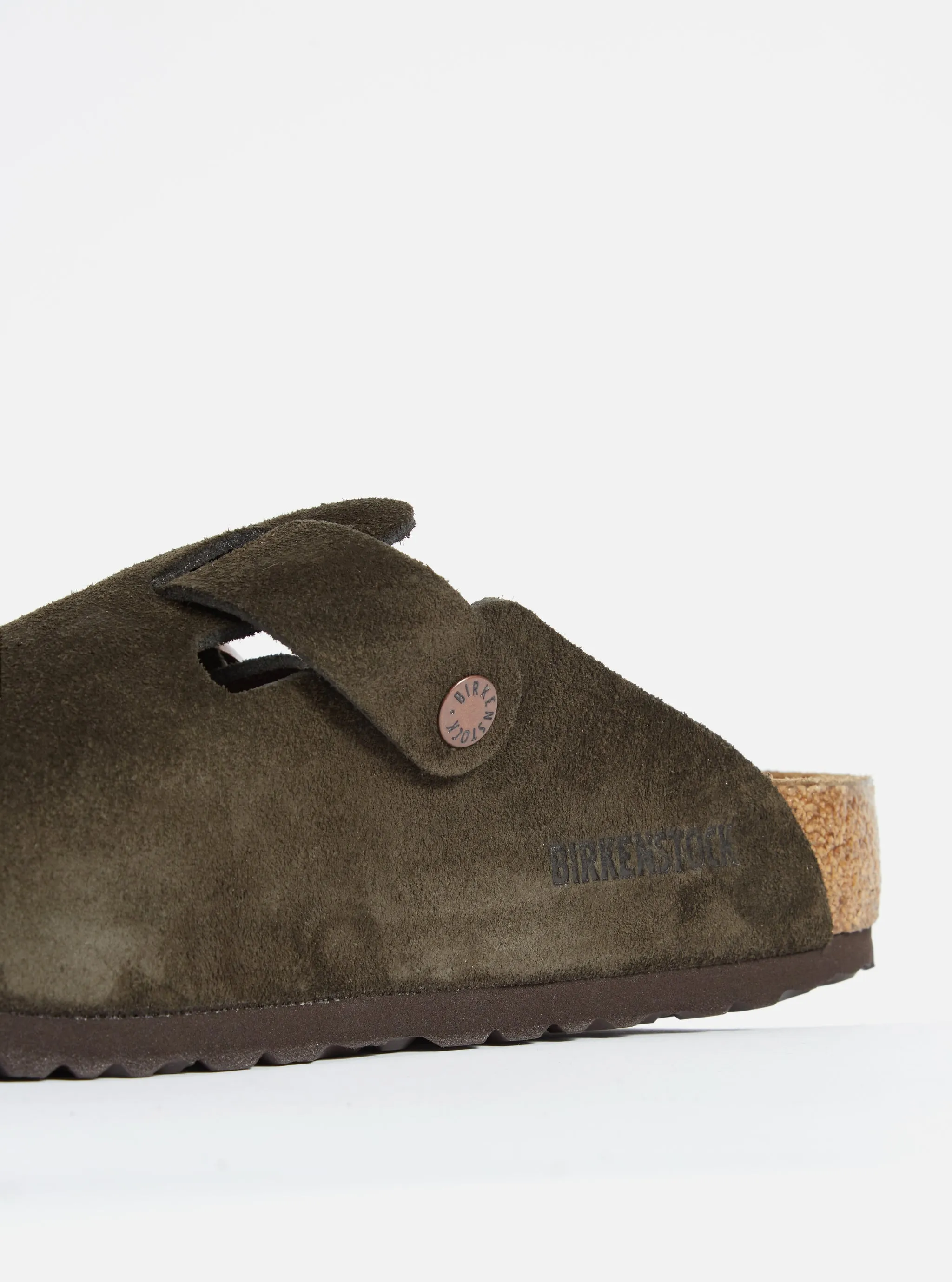 Birkenstock Soft Footbed Boston in Mocha Suede sold by Universal Works product image thumbnail 4