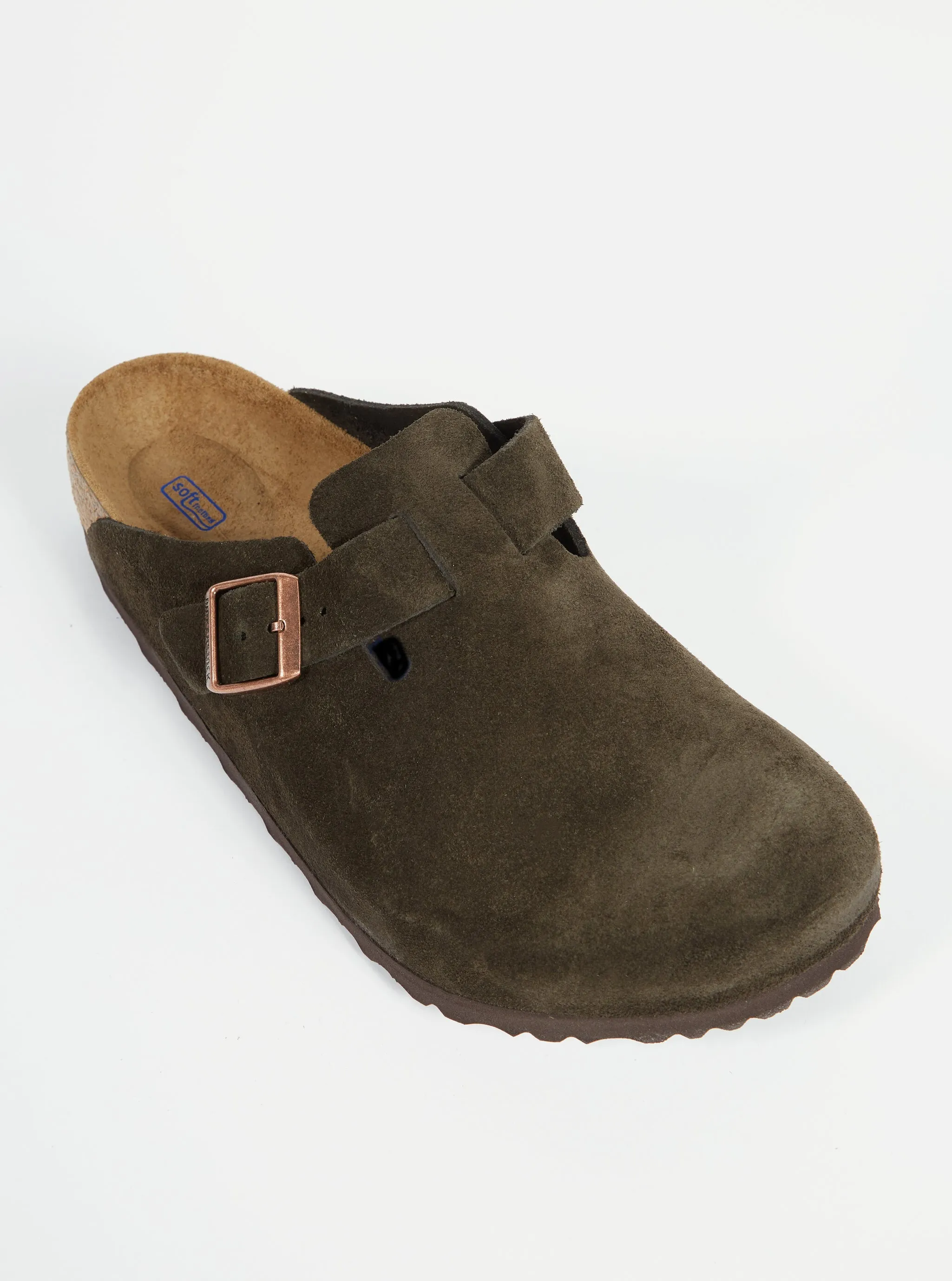 Birkenstock Soft Footbed Boston in Mocha Suede sold by Universal Works product image thumbnail 2