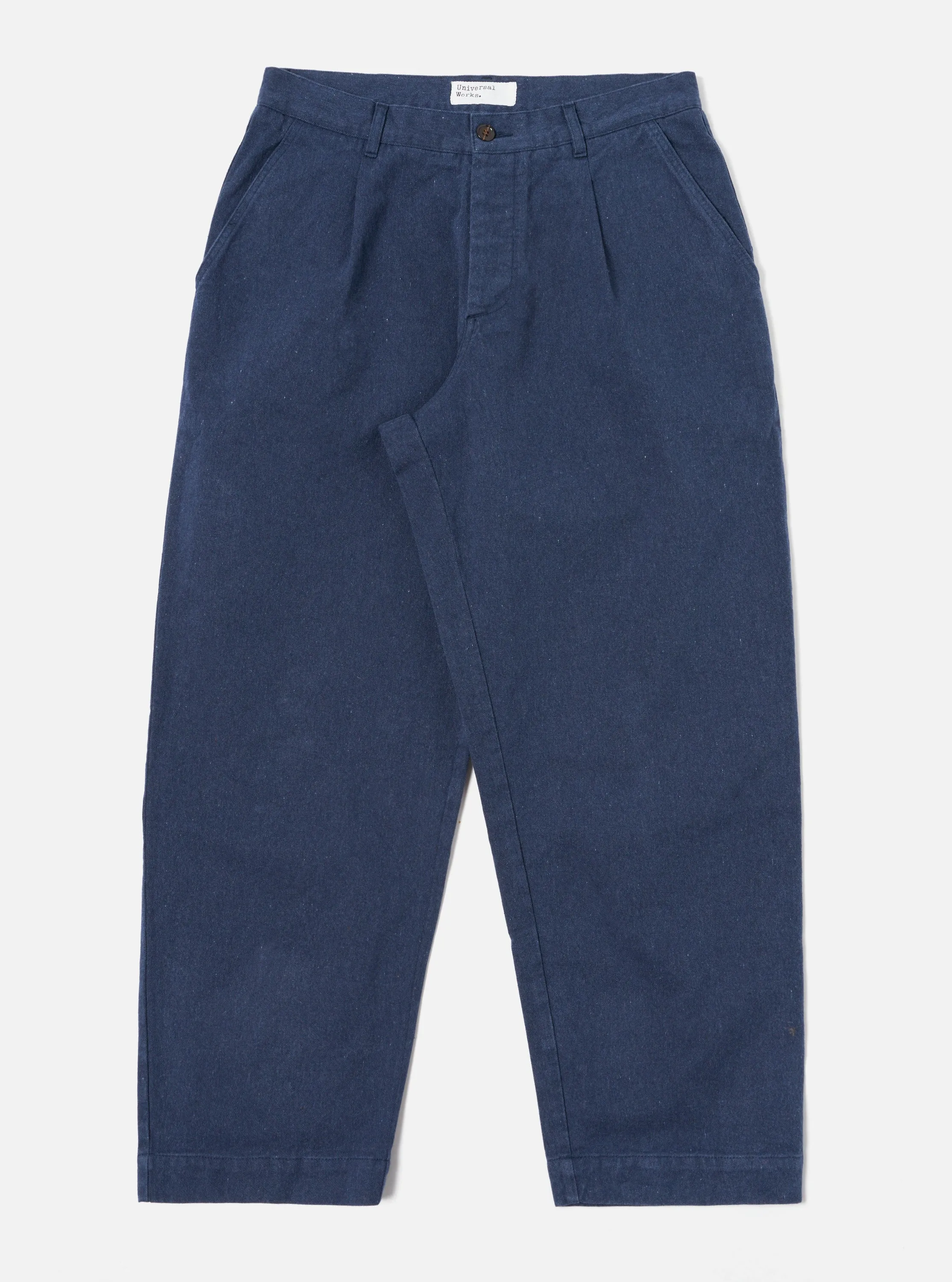Universal Works Duke Pant in Indigo Recycled Denim sold by Universal Works