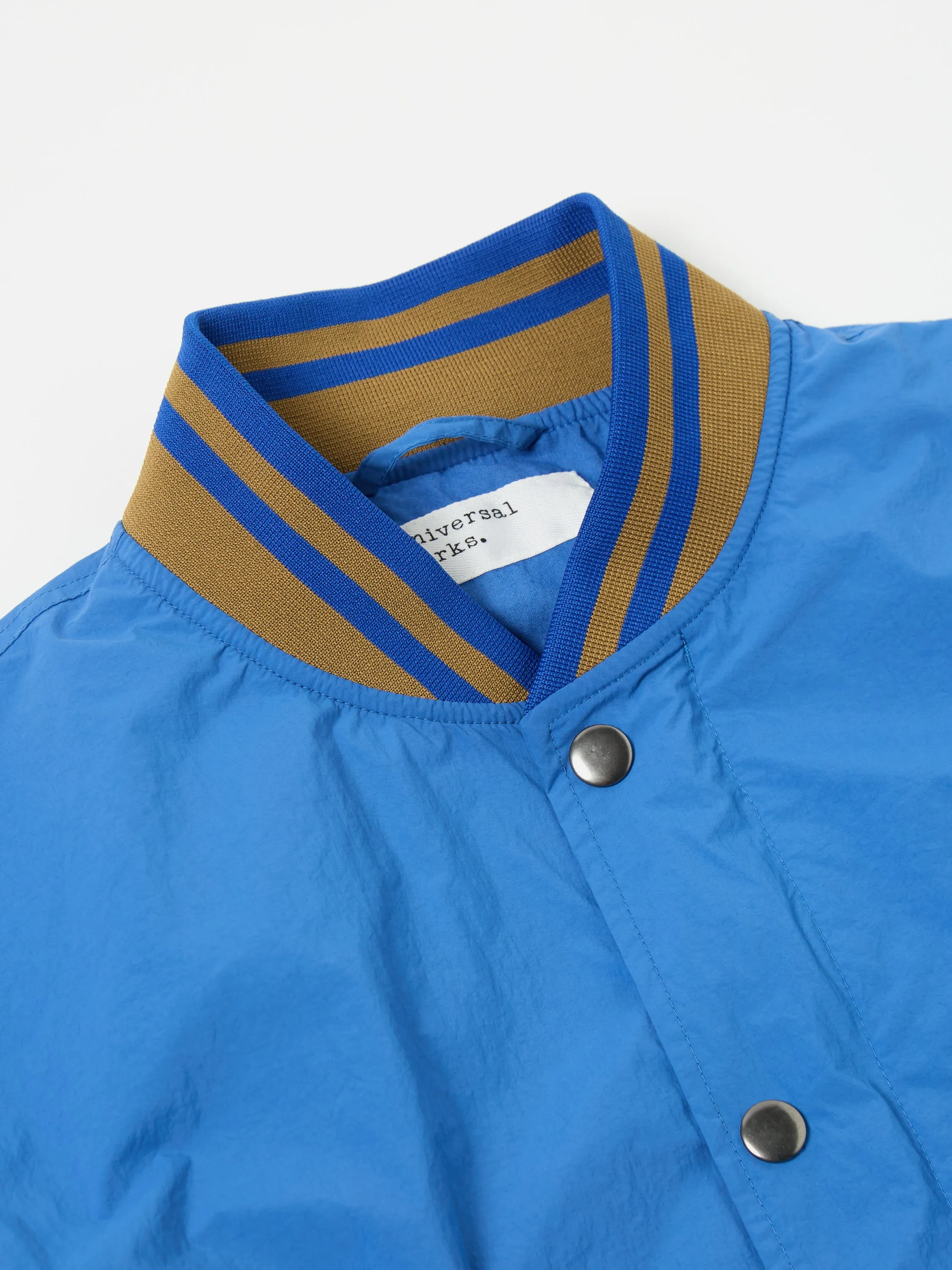 Universal Works NS Bomber Jacket in Turkish Sea Recycled Nylon sold by Universal Works product image thumbnail 5