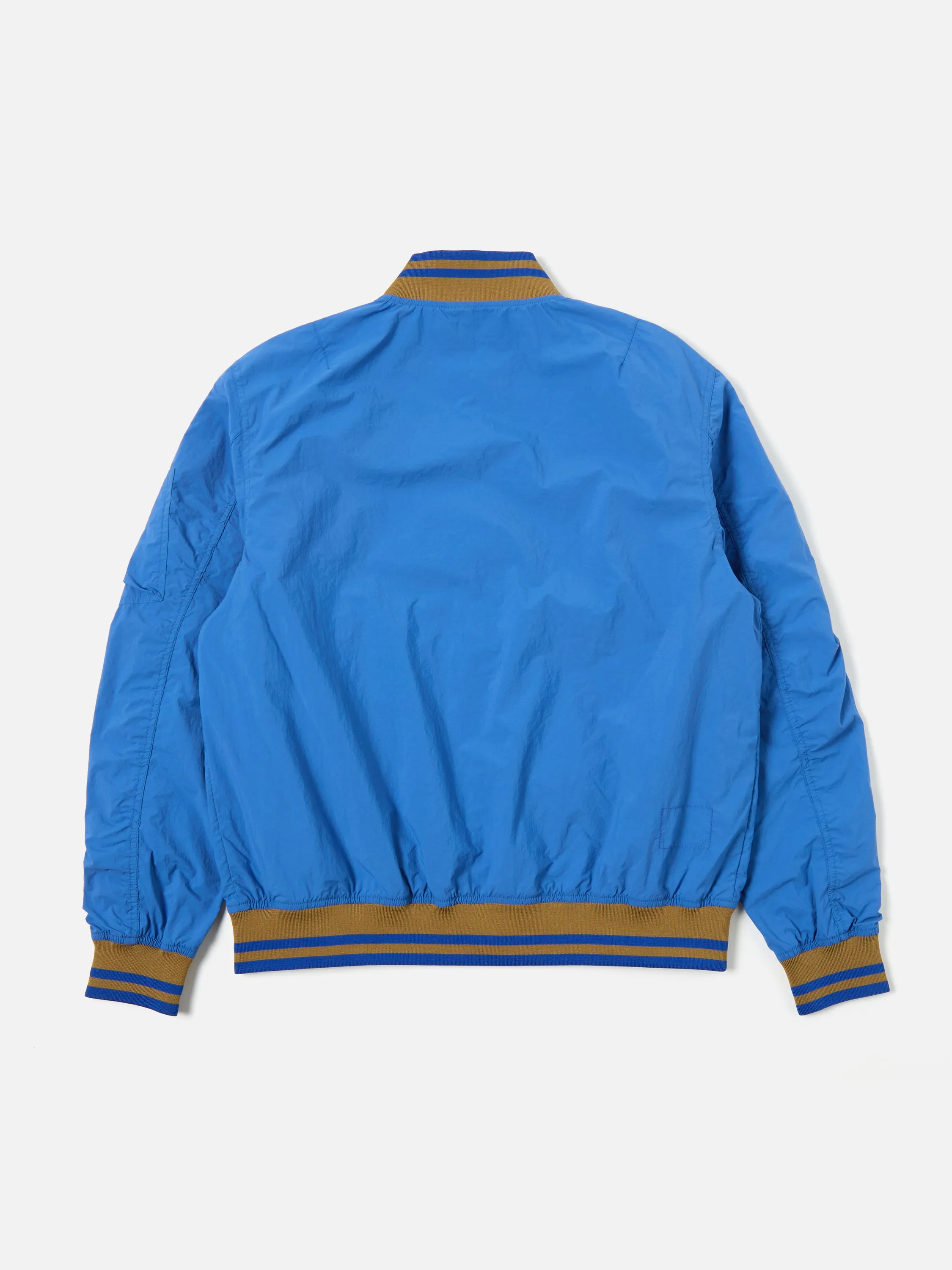 Universal Works NS Bomber Jacket in Turkish Sea Recycled Nylon sold by Universal Works product image thumbnail 4