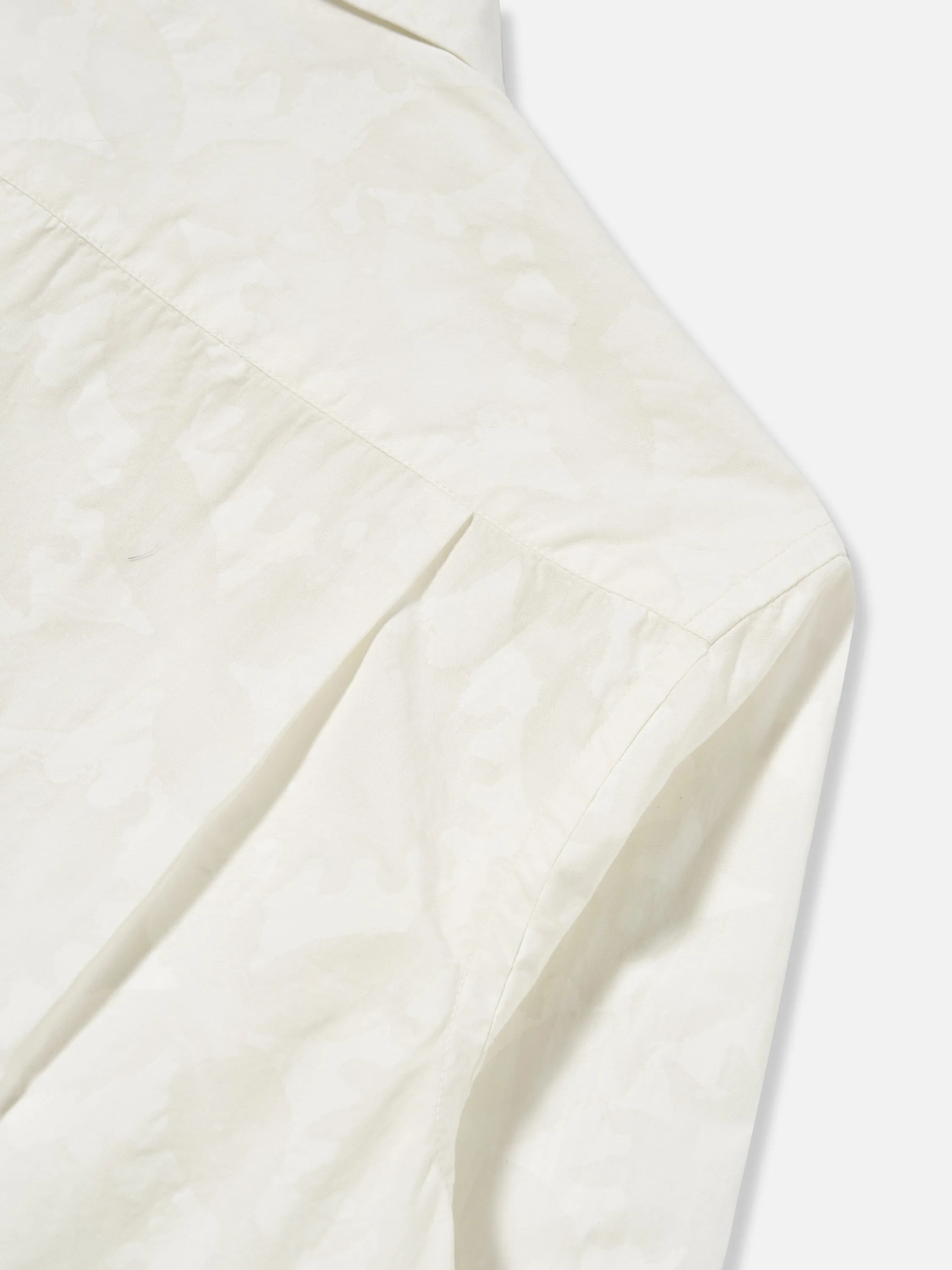 Universal Works Field Shirt in Ecru Sun Print Poplin sold by Universal Works product image thumbnail 5