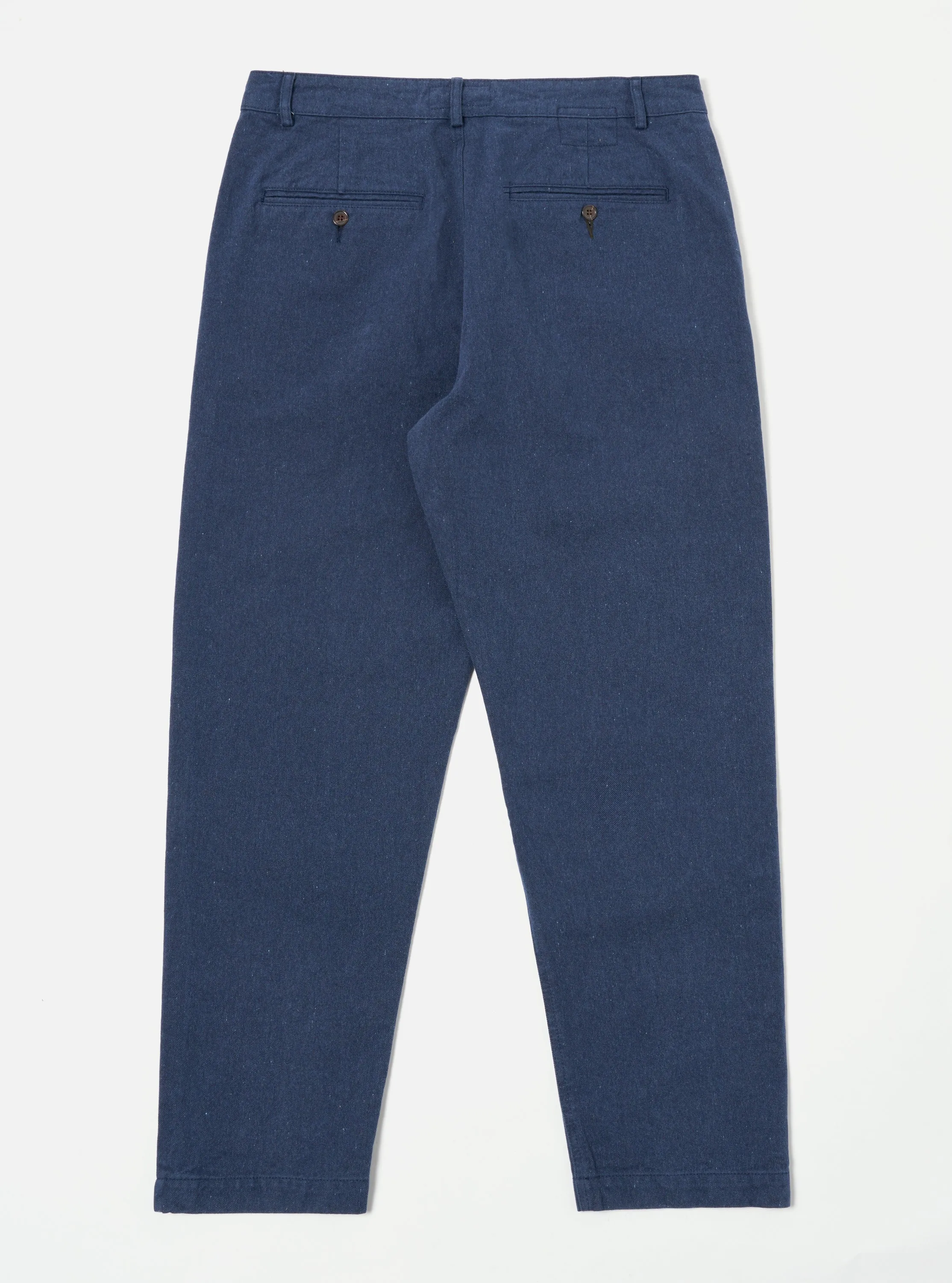 Universal Works Military Chino in Indigo Recycled Denim sold by Universal Works product image thumbnail 2