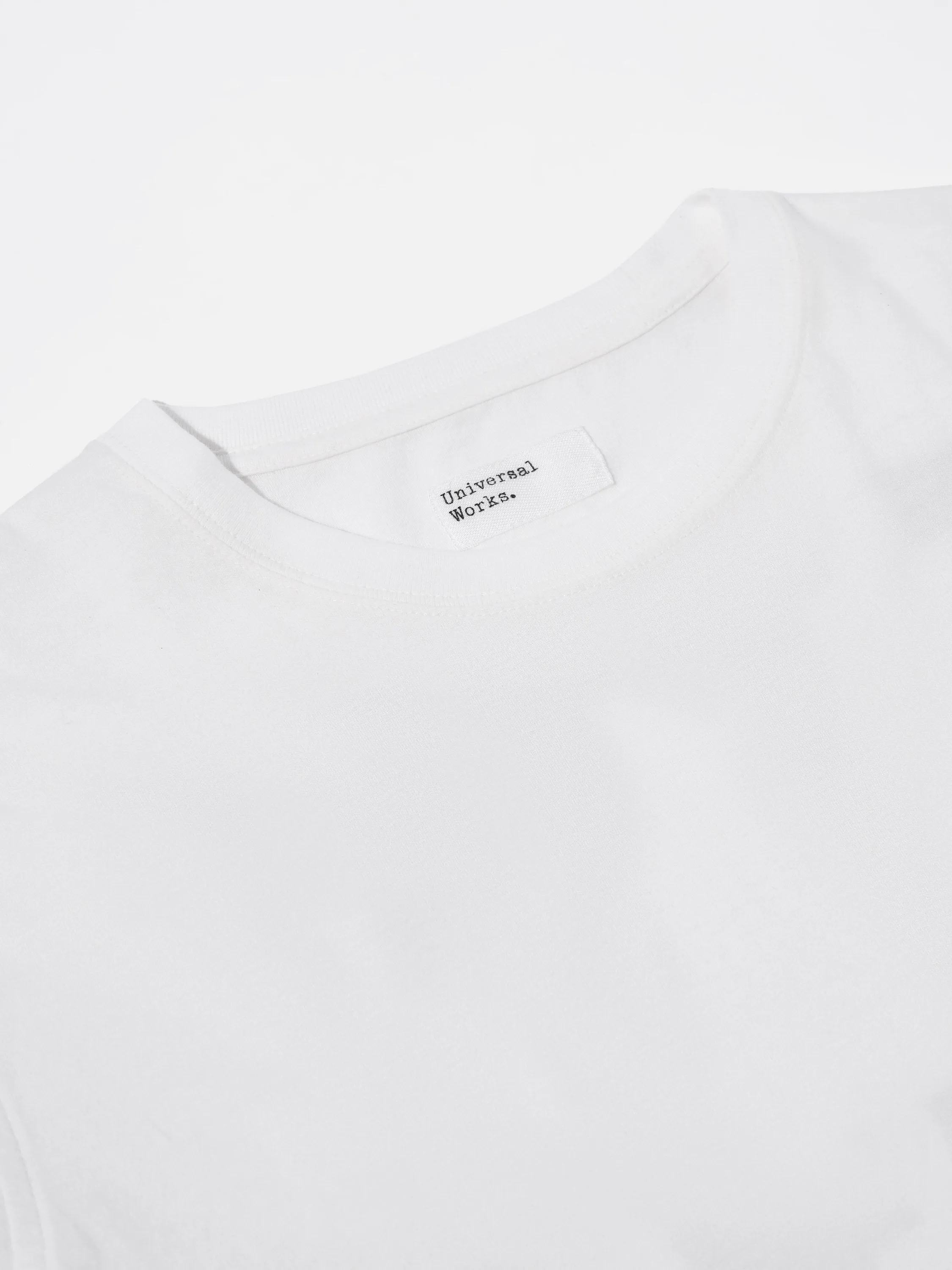 Universal Works XV Tee Shirt in Ecru Print Jersey sold by Universal Works product image thumbnail 4