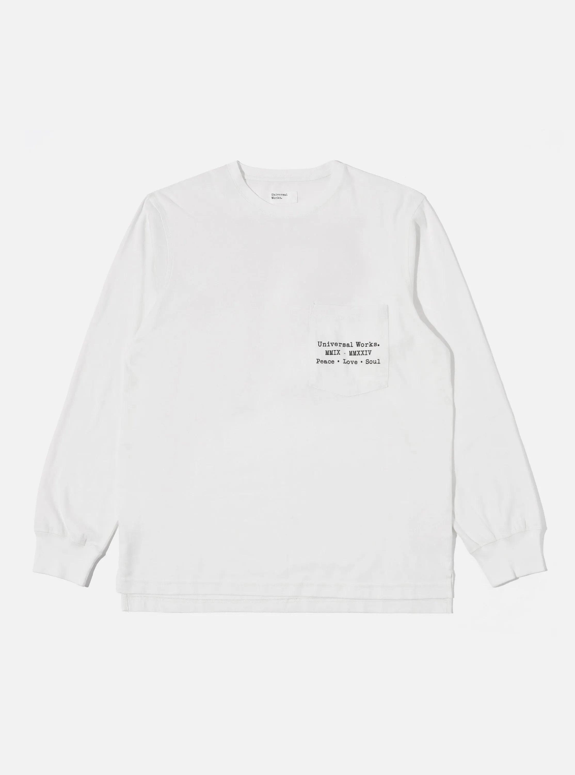 Universal Works XV Tee Shirt in Ecru Print Jersey sold by Universal Works product image thumbnail 2