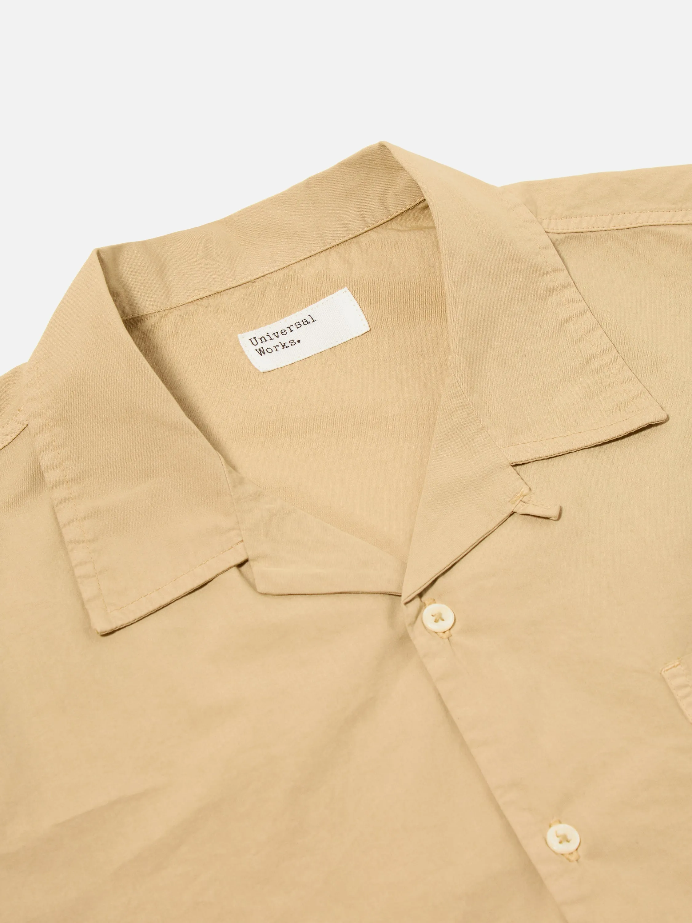 Universal Works Road Shirt in Summer Oak Broad Cloth sold by Universal Works product image thumbnail 3