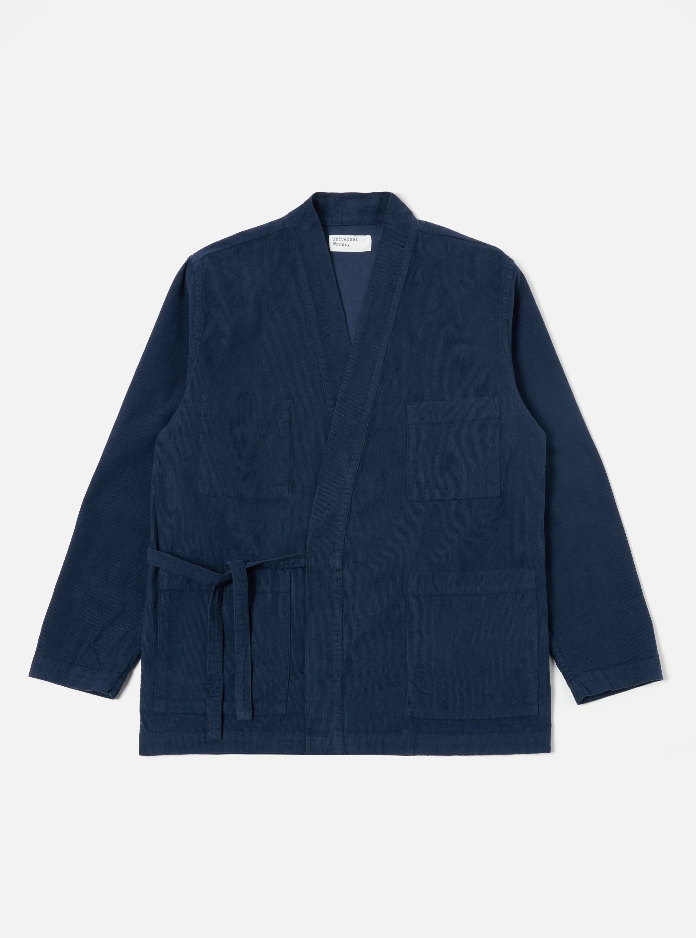 Universal Works Kyoto Work Jacket in Navy Fine Cord sold by Universal Works