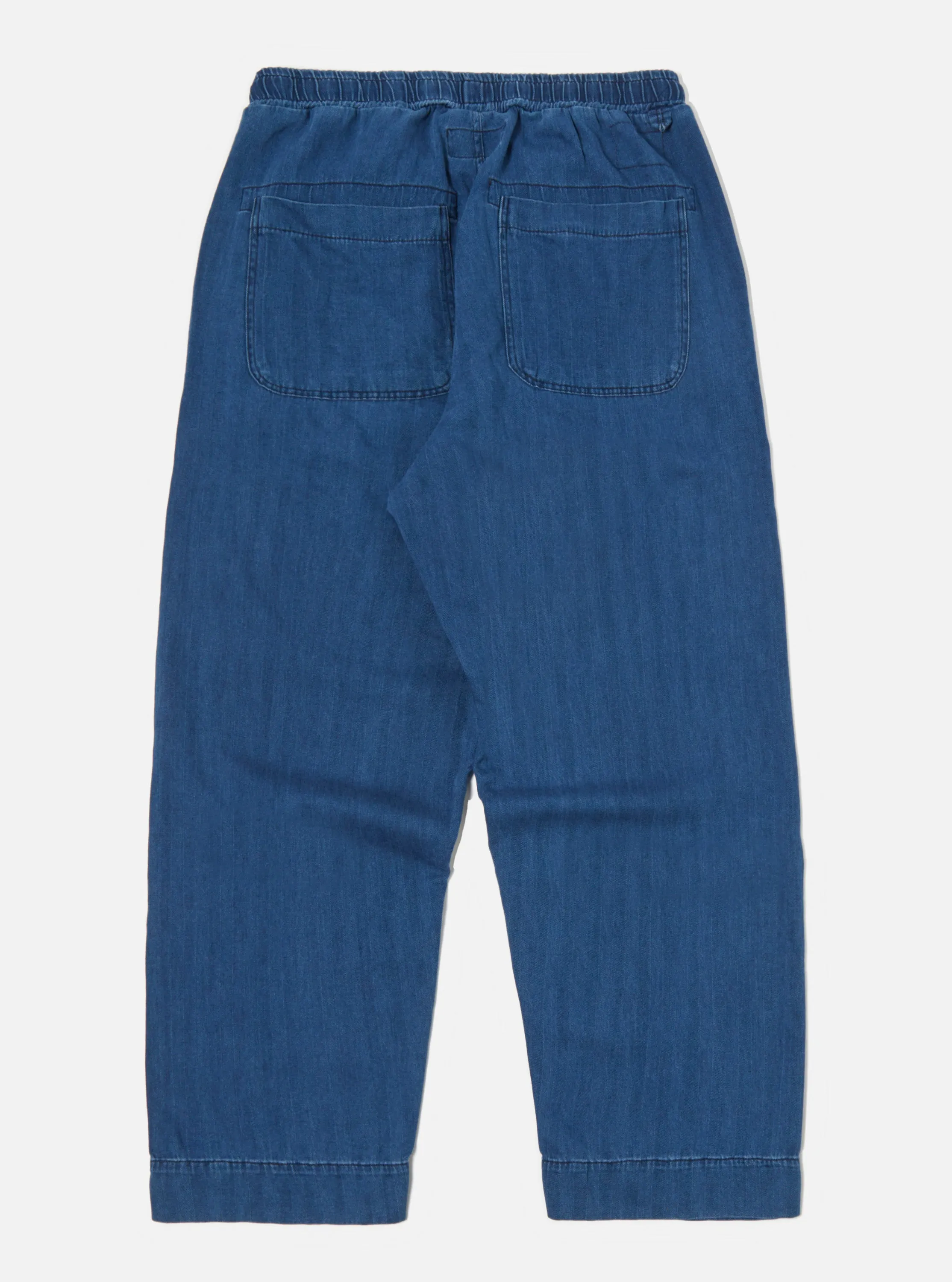 Universal Works Judo Pant in Washed Indigo Herringbone Denim sold by Universal Works product image thumbnail 4