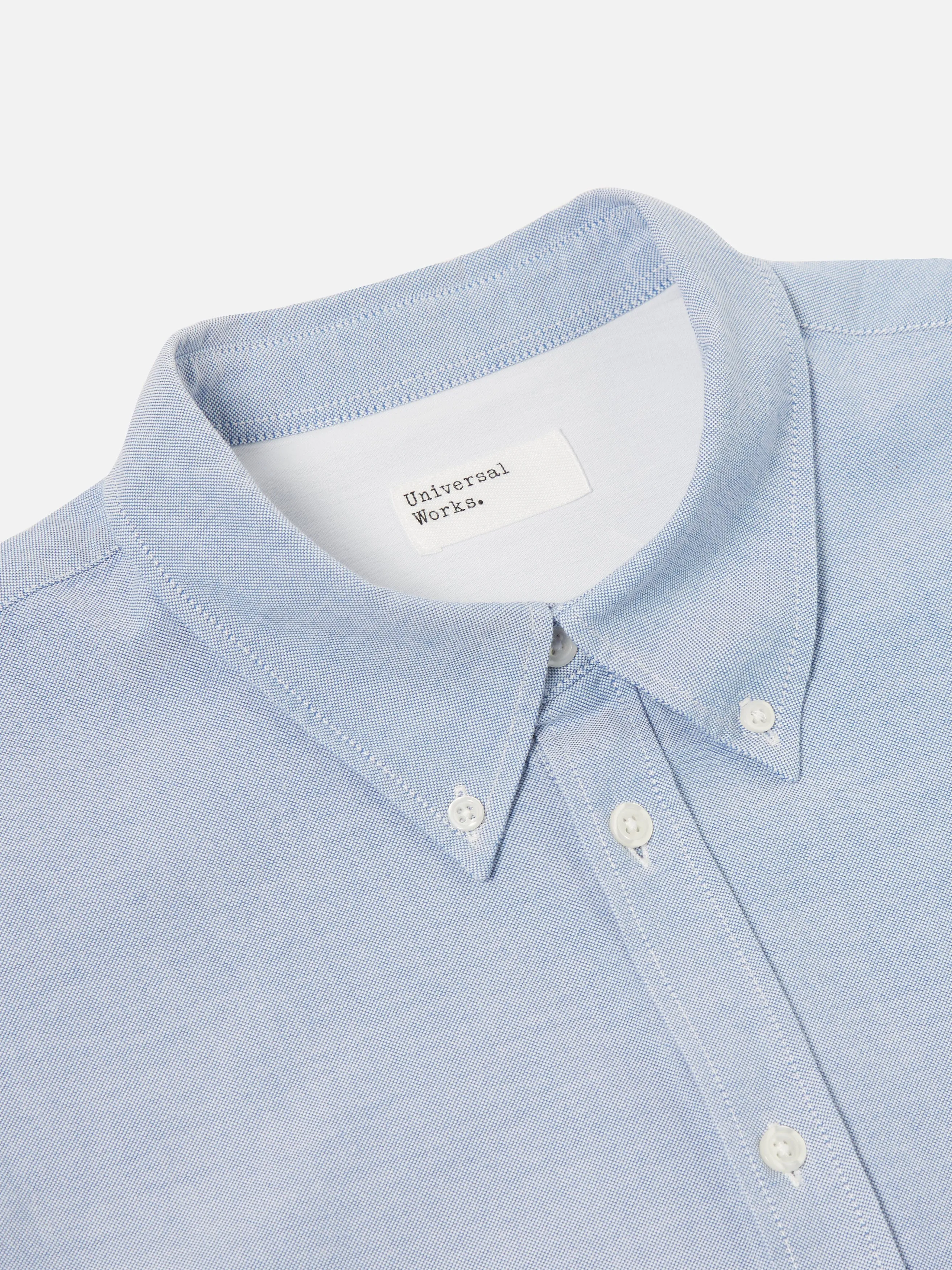 Universal Works Daybrook Shirt in Sky Oxford Cotton sold by Universal Works product image thumbnail 4
