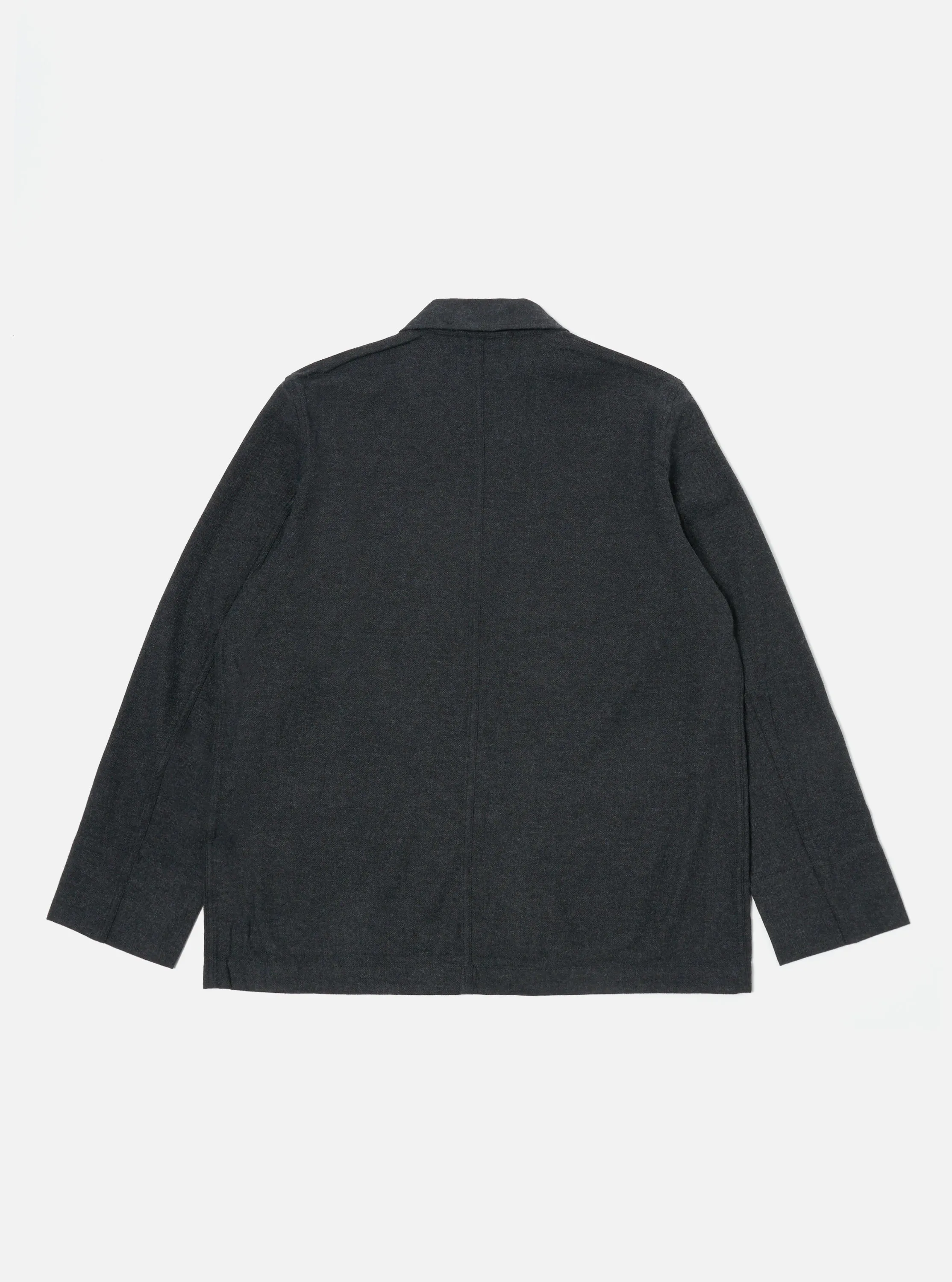 Universal Works Merchant Jacket in Charcoal Veta Upcycled Cotton sold by Universal Works product image thumbnail 2