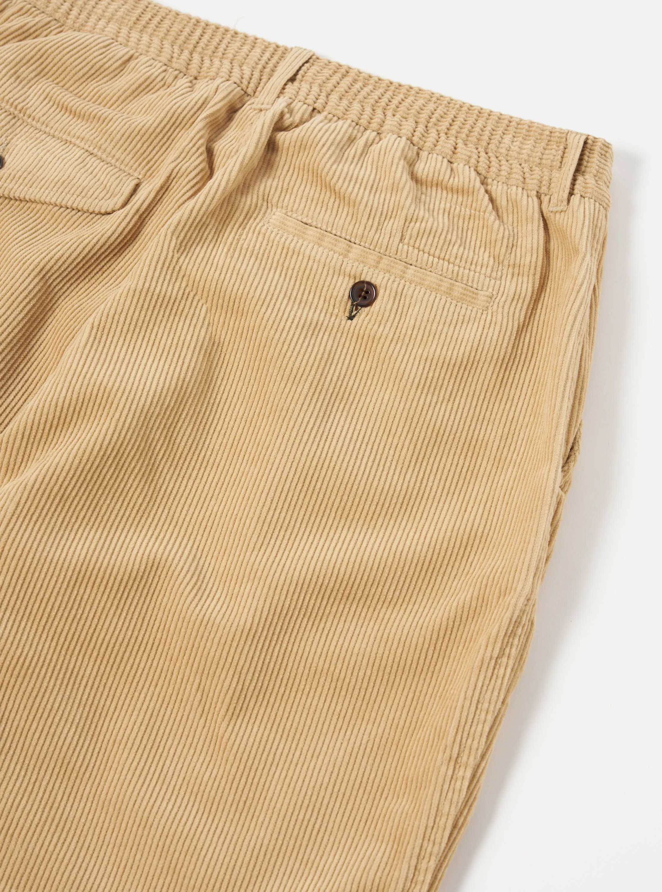 Universal Works Pleated Track Pant in Fawn Cord sold by Universal Works product image thumbnail 4
