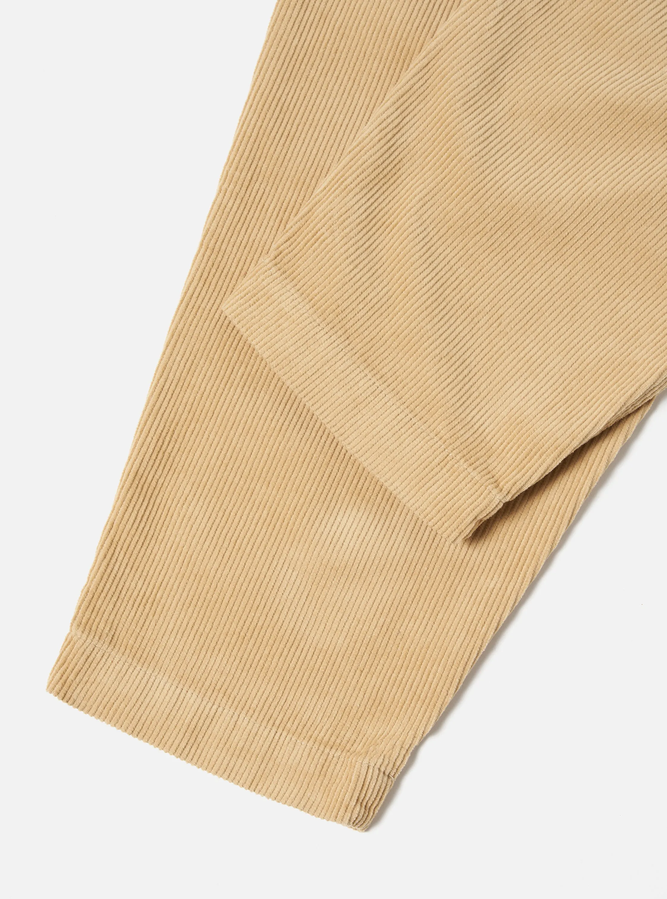 Universal Works Pleated Track Pant in Fawn Cord sold by Universal Works product image thumbnail 5
