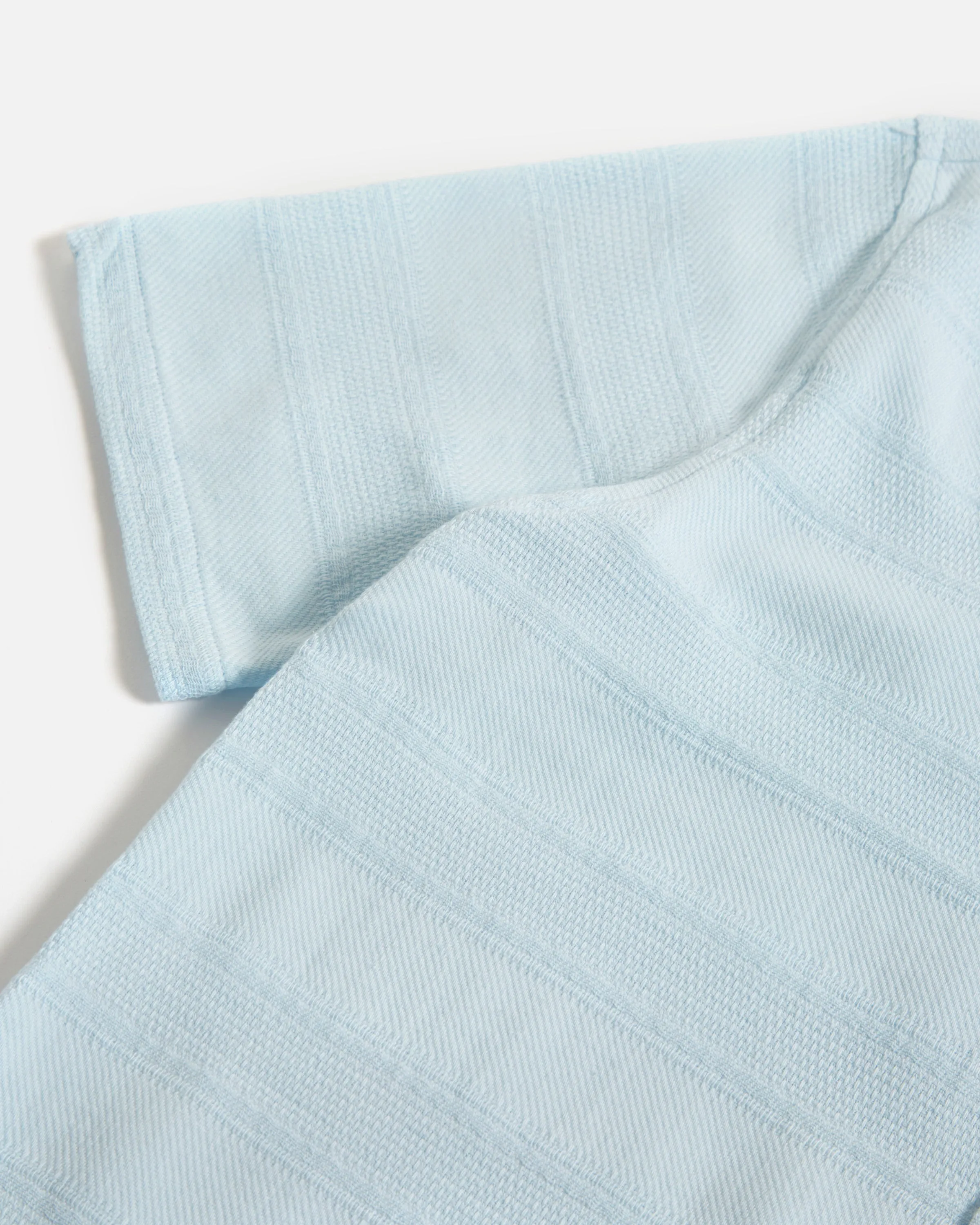 Universal Works Road Shirt in Sky Tipzzi Stripe sold by Universal Works product image thumbnail 5