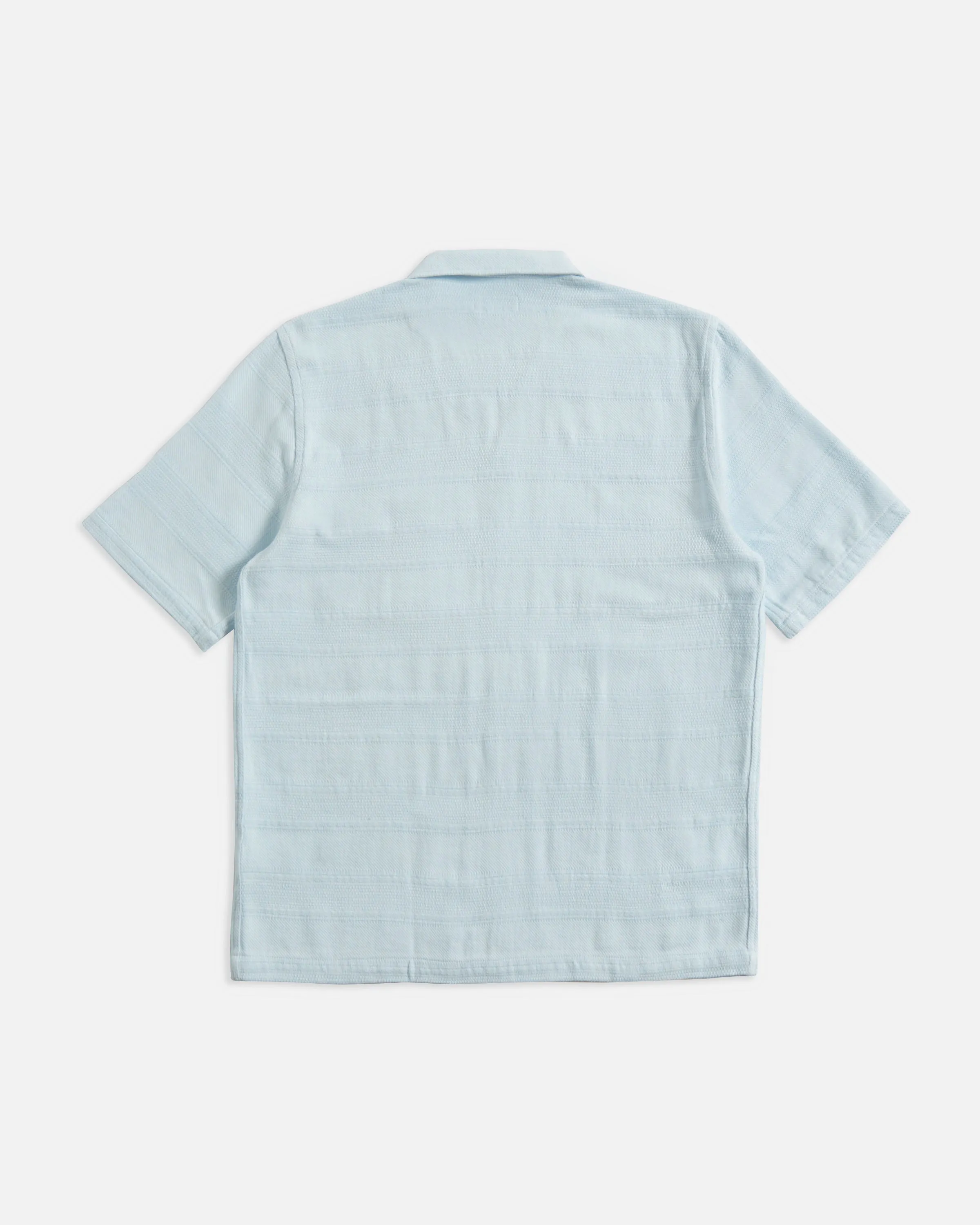 Universal Works Road Shirt in Sky Tipzzi Stripe sold by Universal Works product image thumbnail 2