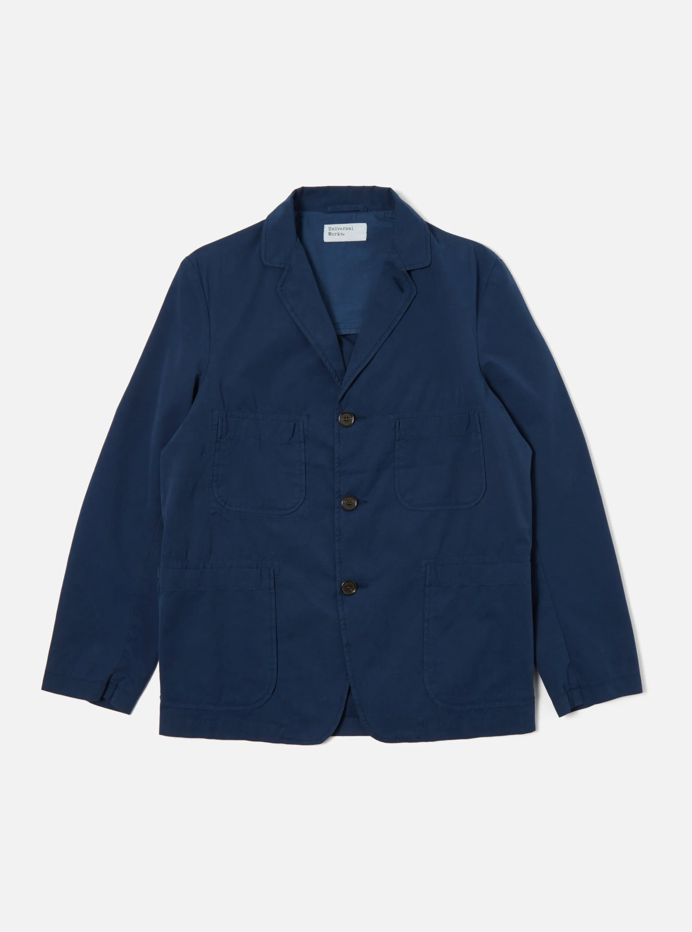 Universal Works Five Pocket Jacket in Navy Summer Canvas sold by Universal Works product image thumbnail 2