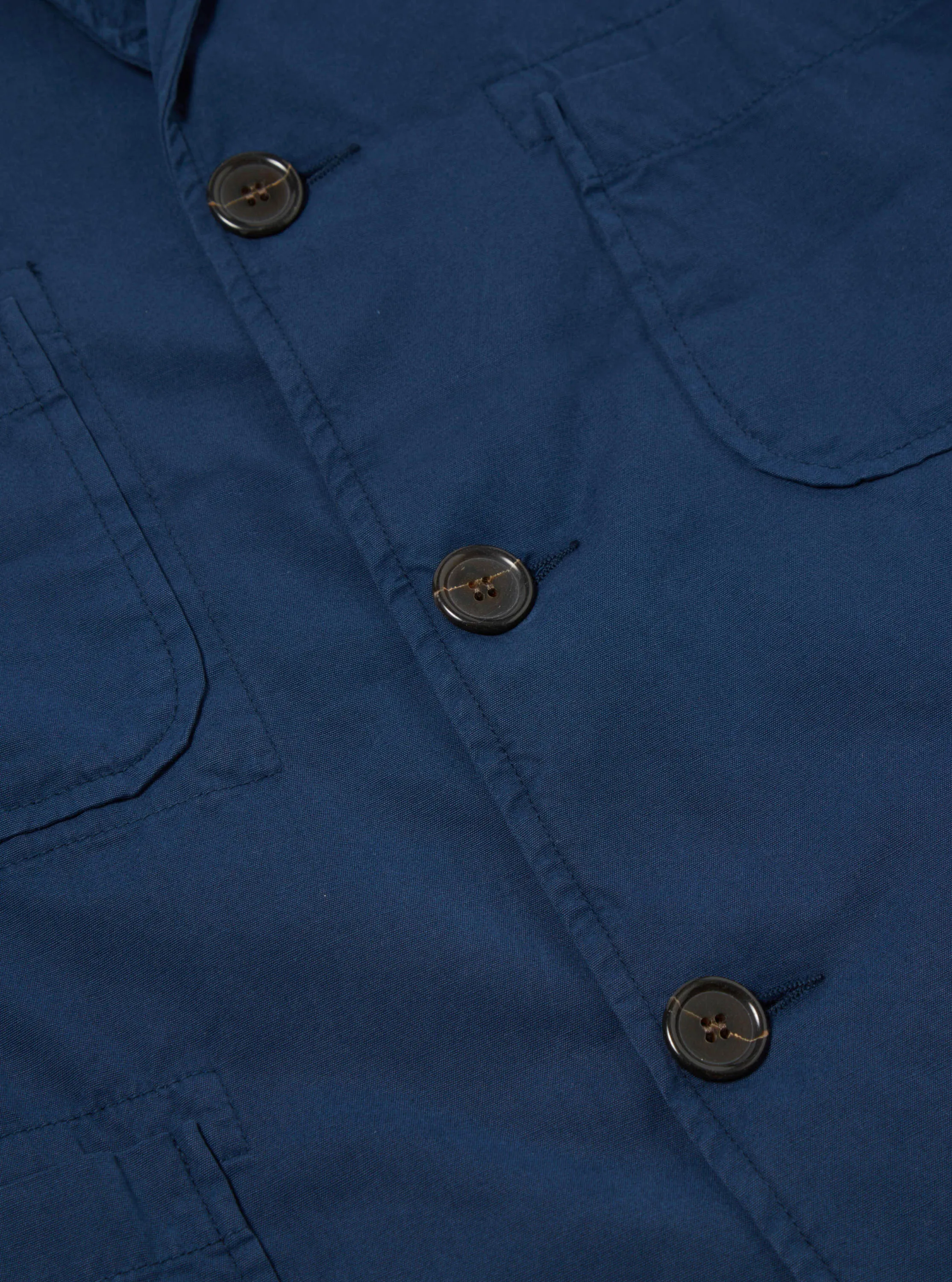 Universal Works Five Pocket Jacket in Navy Summer Canvas sold by Universal Works product image thumbnail 5