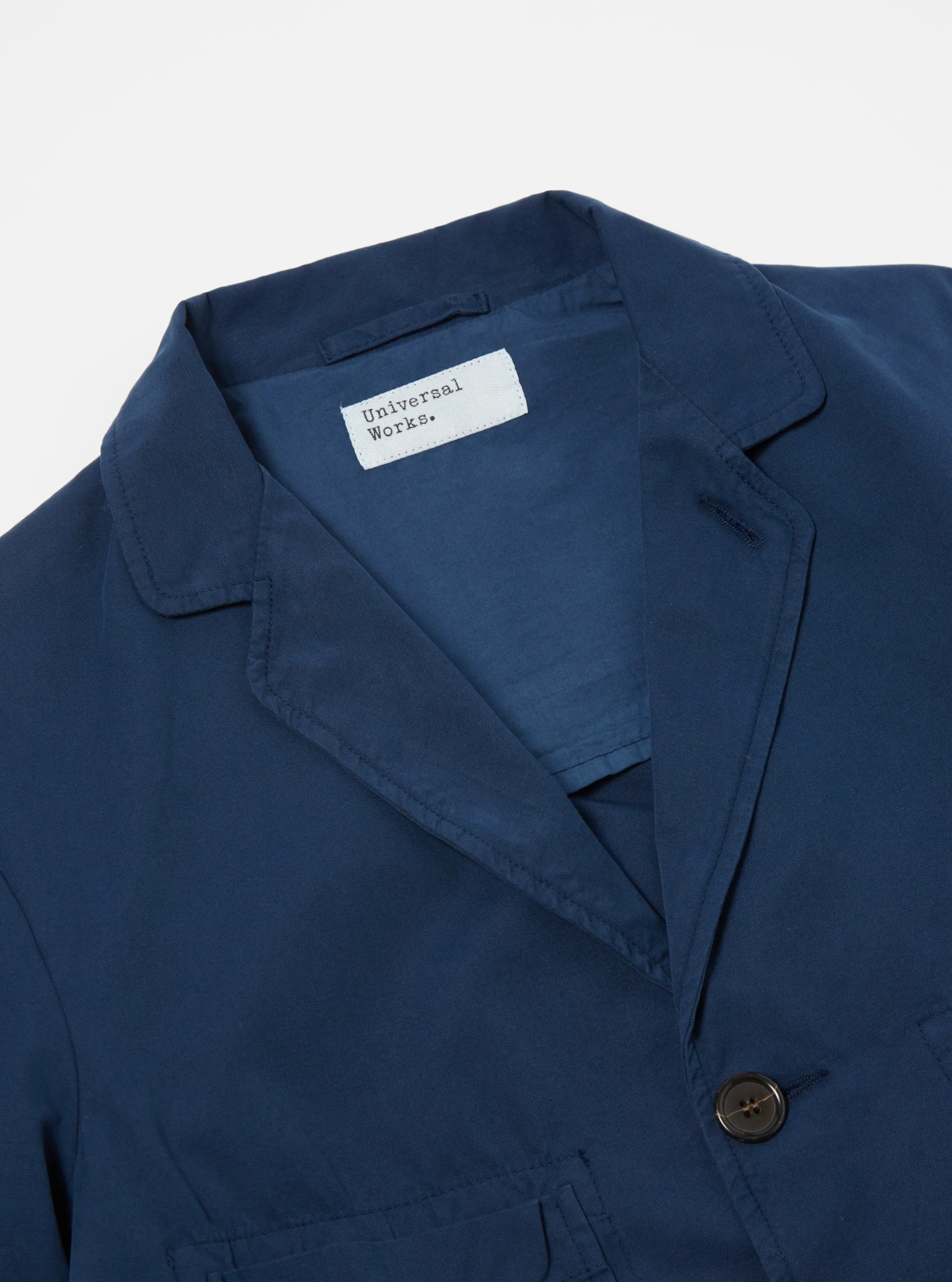 Universal Works Five Pocket Jacket in Navy Summer Canvas sold by Universal Works product image thumbnail 4