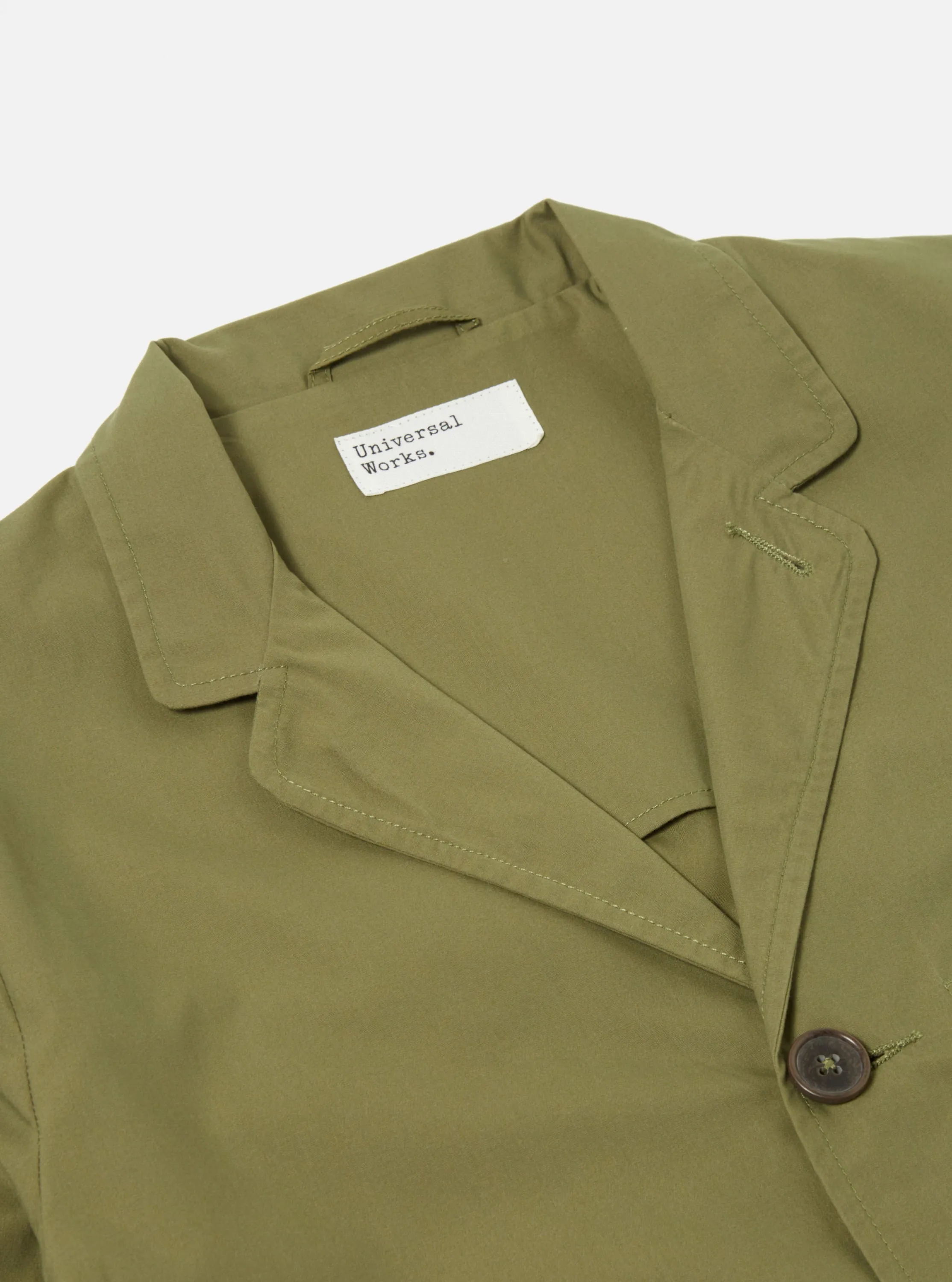 Universal Works Capitol Jacket in Olive Recycled Poly Tech sold by Universal Works product image thumbnail 4