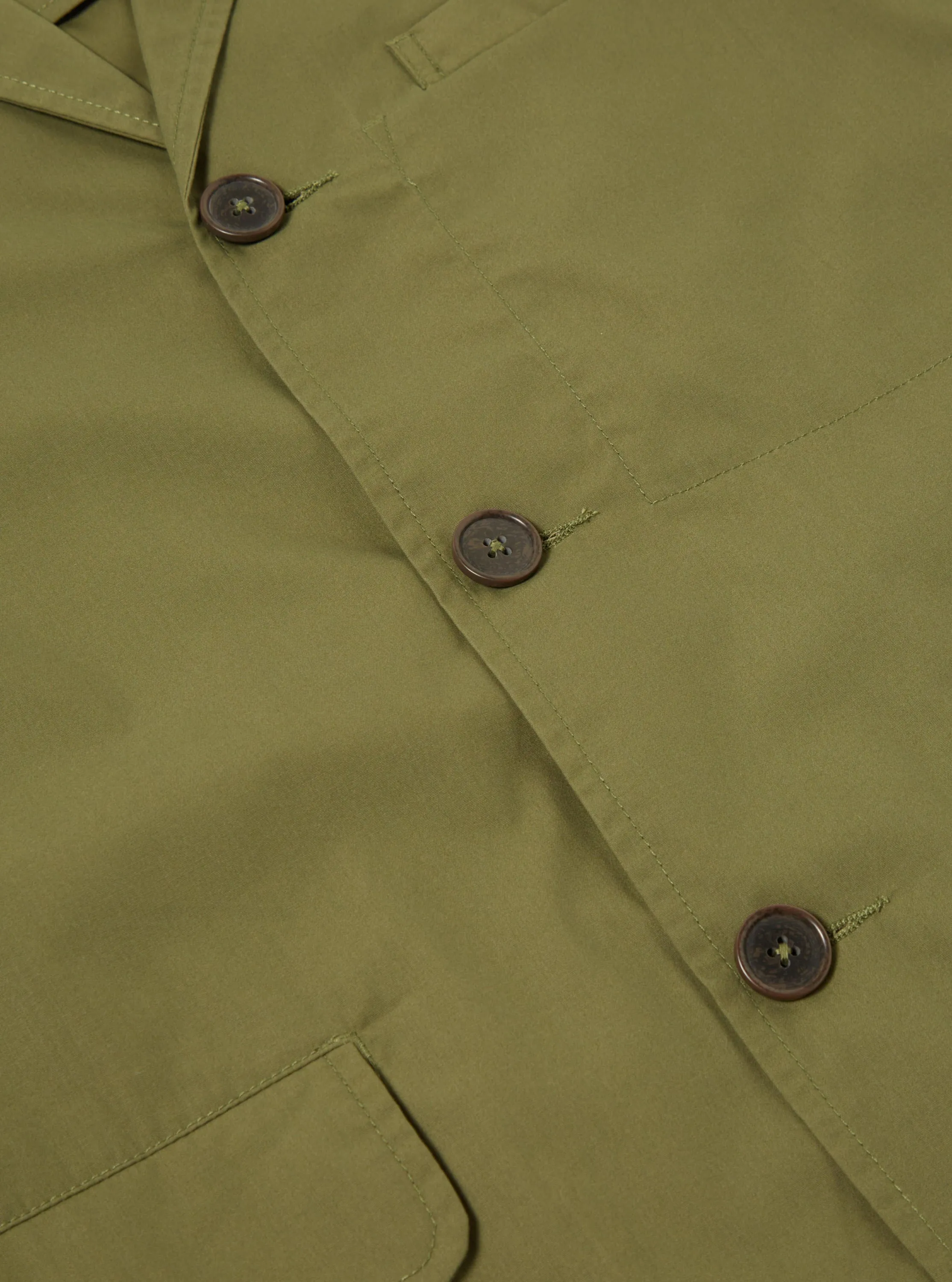 Universal Works Capitol Jacket in Olive Recycled Poly Tech sold by Universal Works product image thumbnail 5