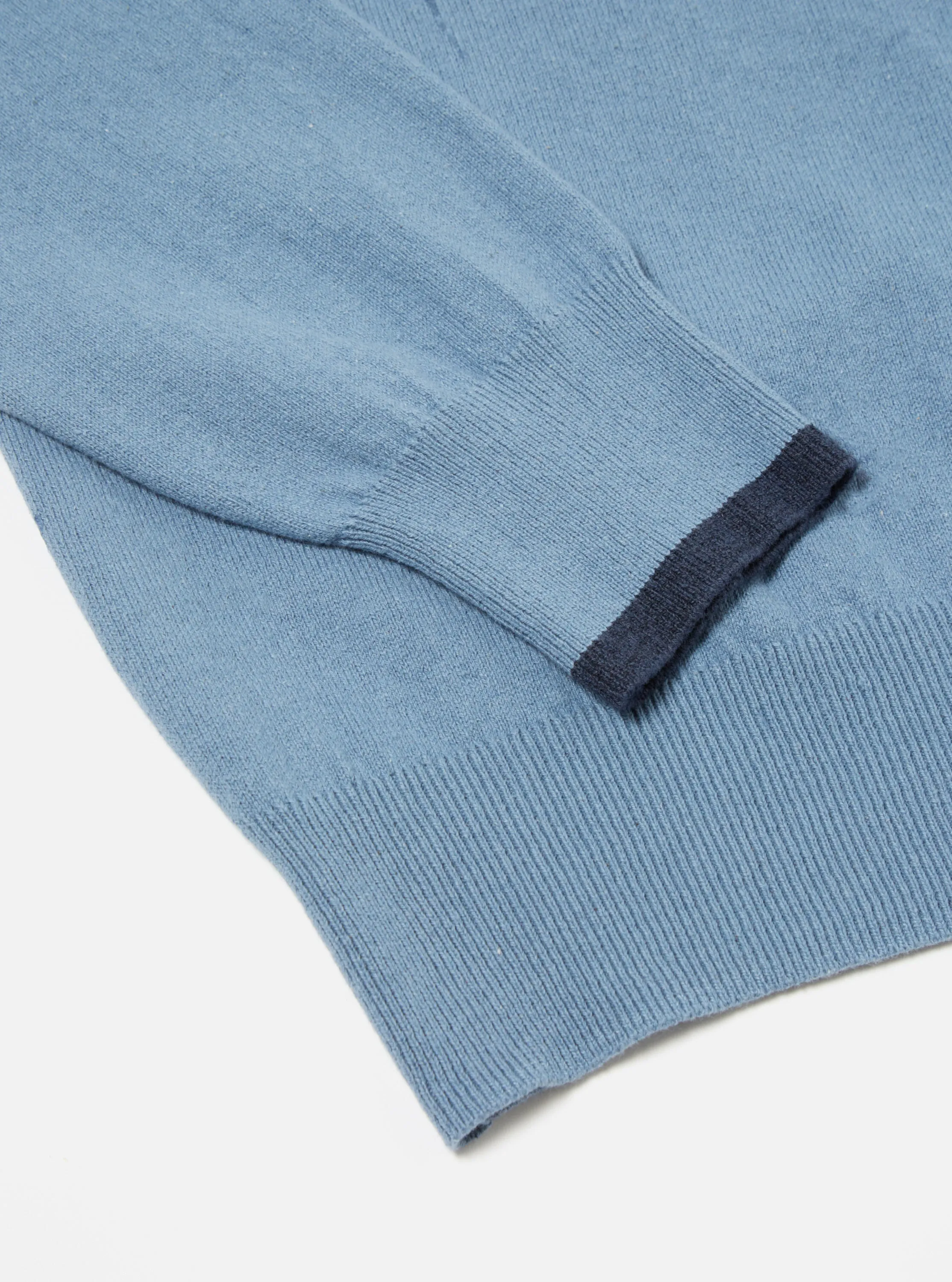 Universal Works Loose Pocket Crew in Chambray Eco Cotton sold by Universal Works product image thumbnail 5