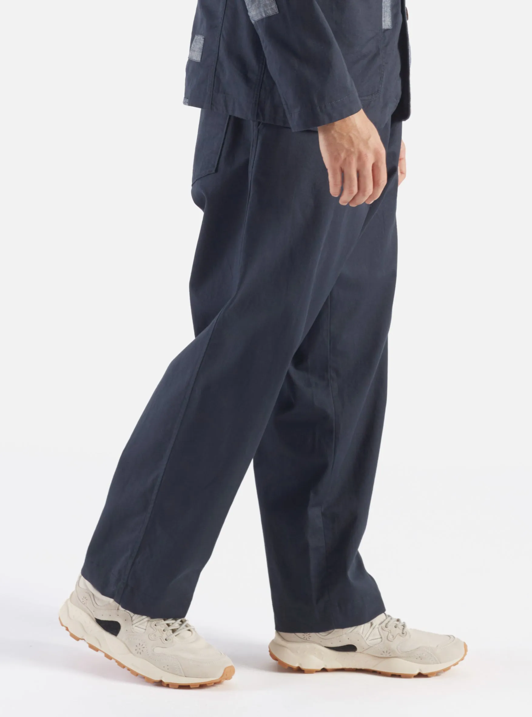 【oan】Duke Wide Pants Women's Duke Pant in Black Onyx