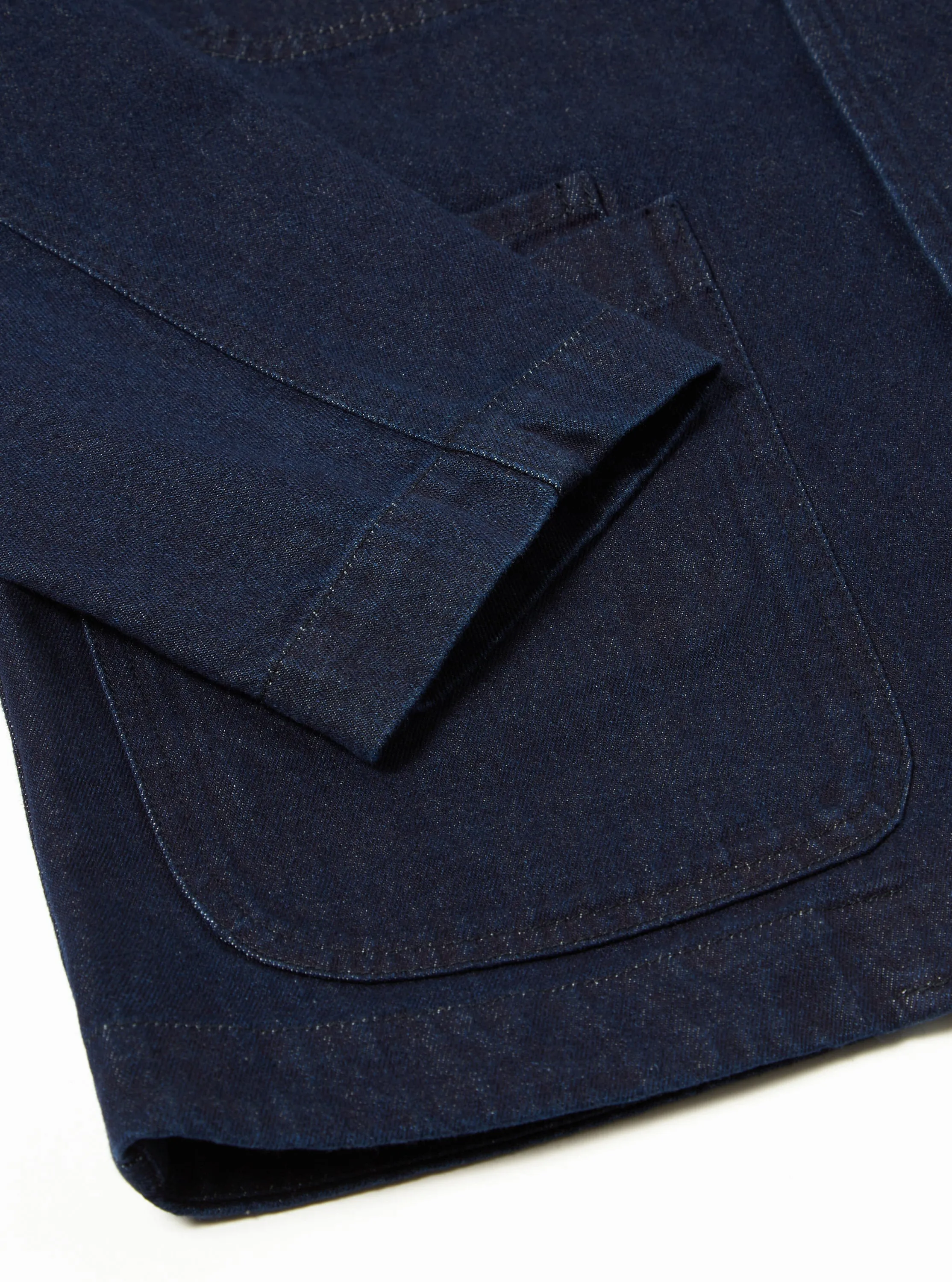 Universal Works Bakers Jacket in 11oz Indigo Denim sold by Universal Works product image thumbnail 5
