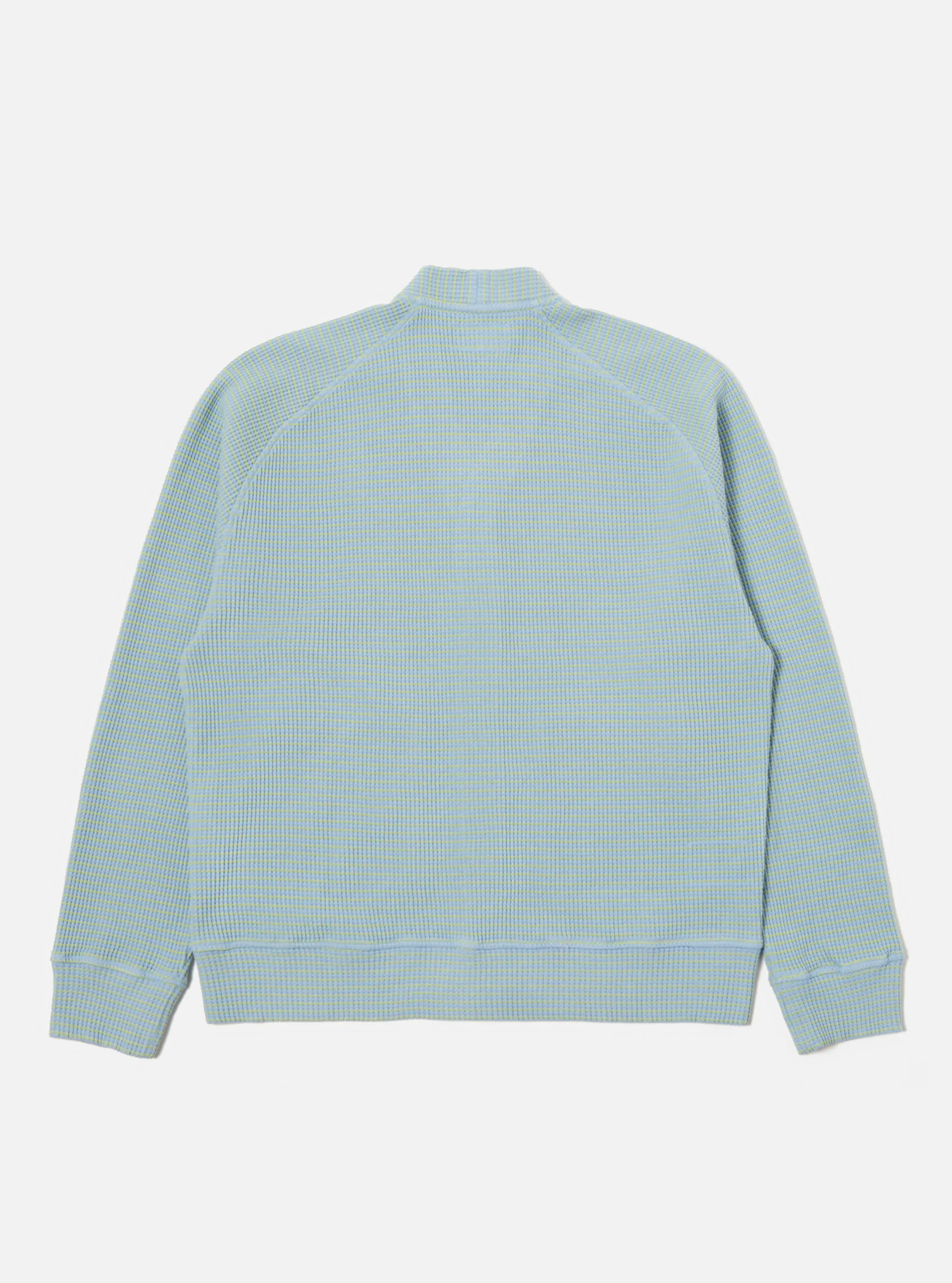 Universal Works Dickie Cardigan in Sky Fluro Cotton sold by Universal Works product image thumbnail 3