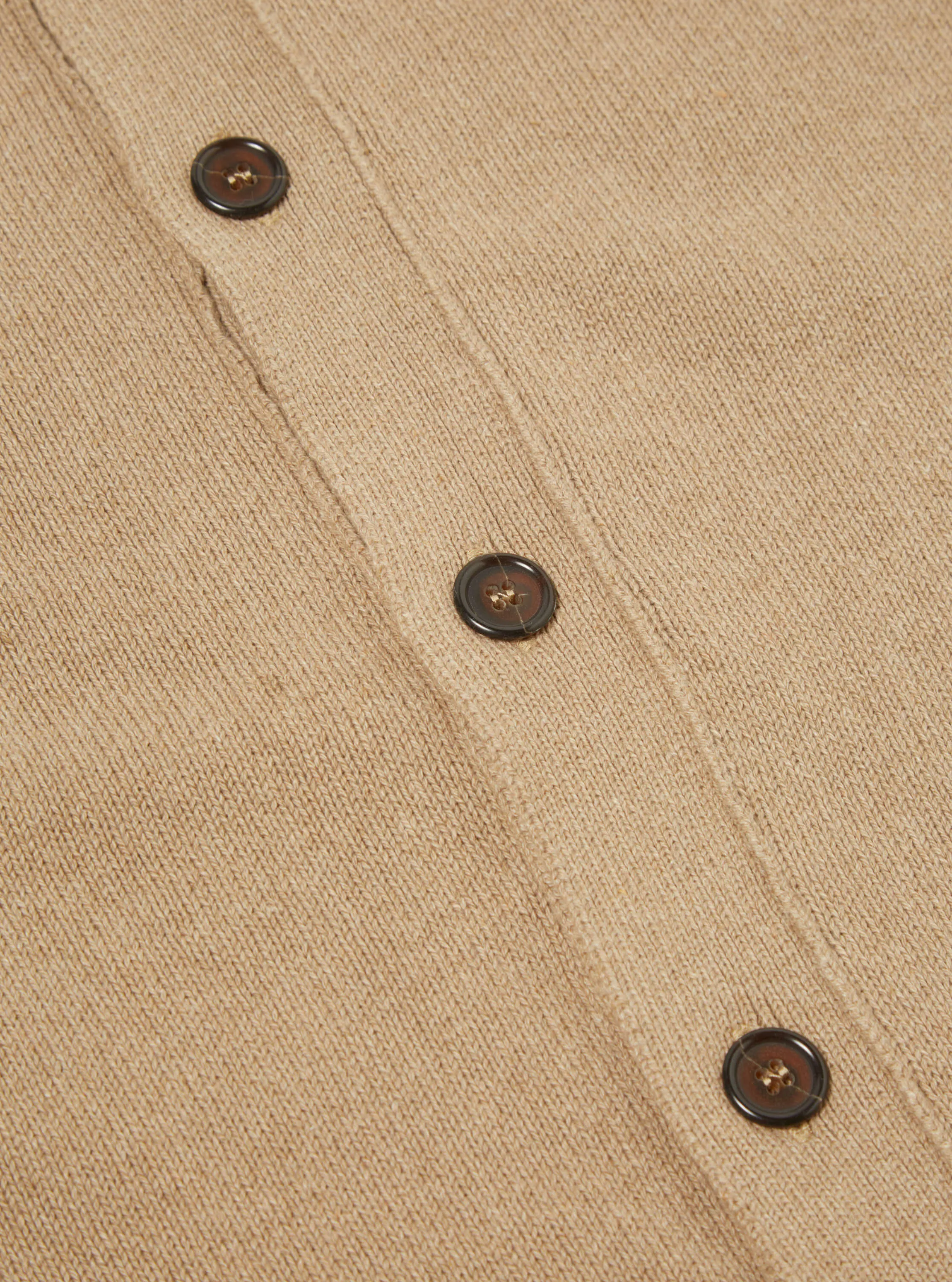 Universal Works David Cardigan in Summer Oak Eco Cotton sold by Universal Works product image thumbnail 5