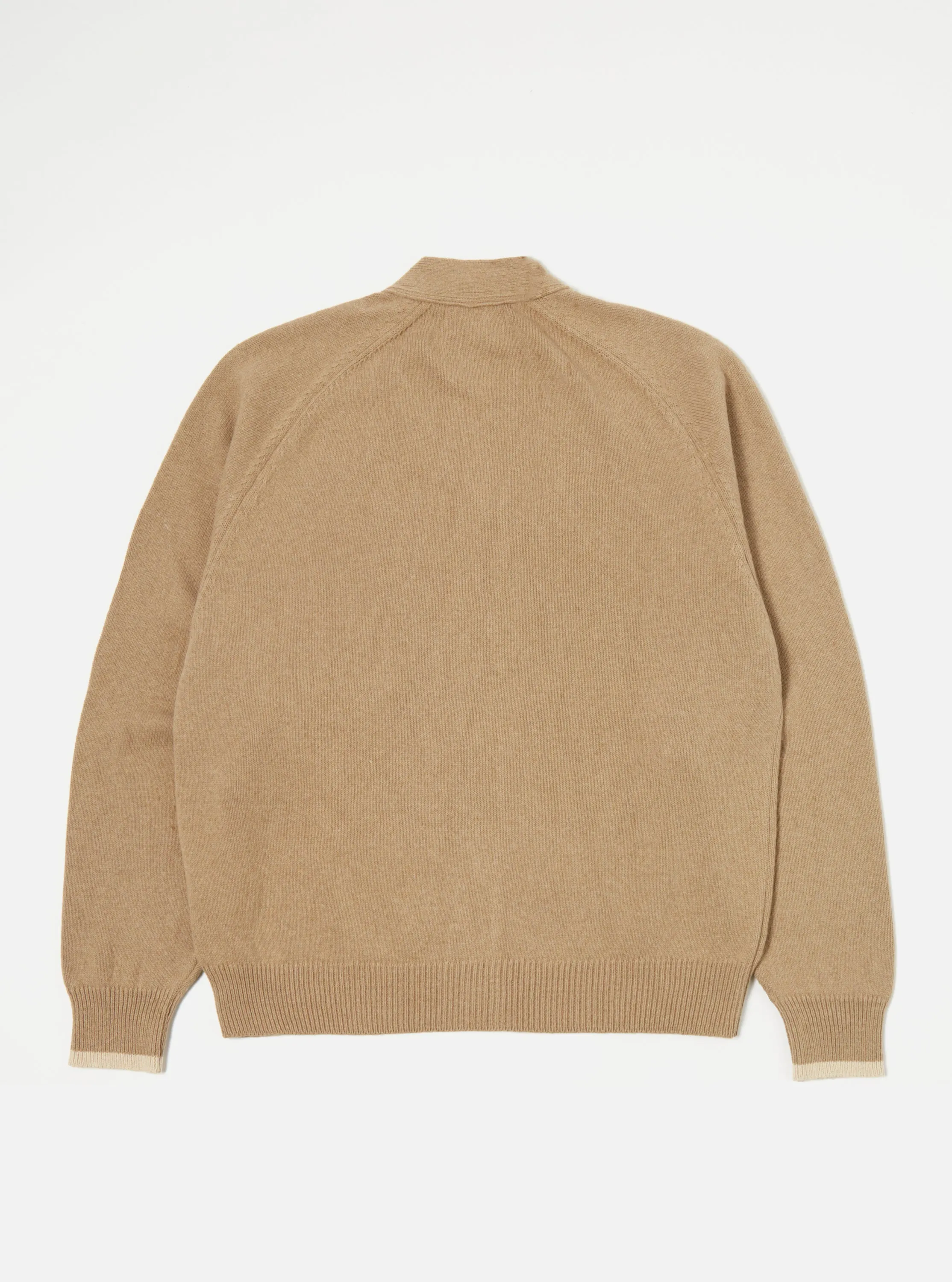 Universal Works David Cardigan in Summer Oak Eco Cotton sold by Universal Works product image thumbnail 3