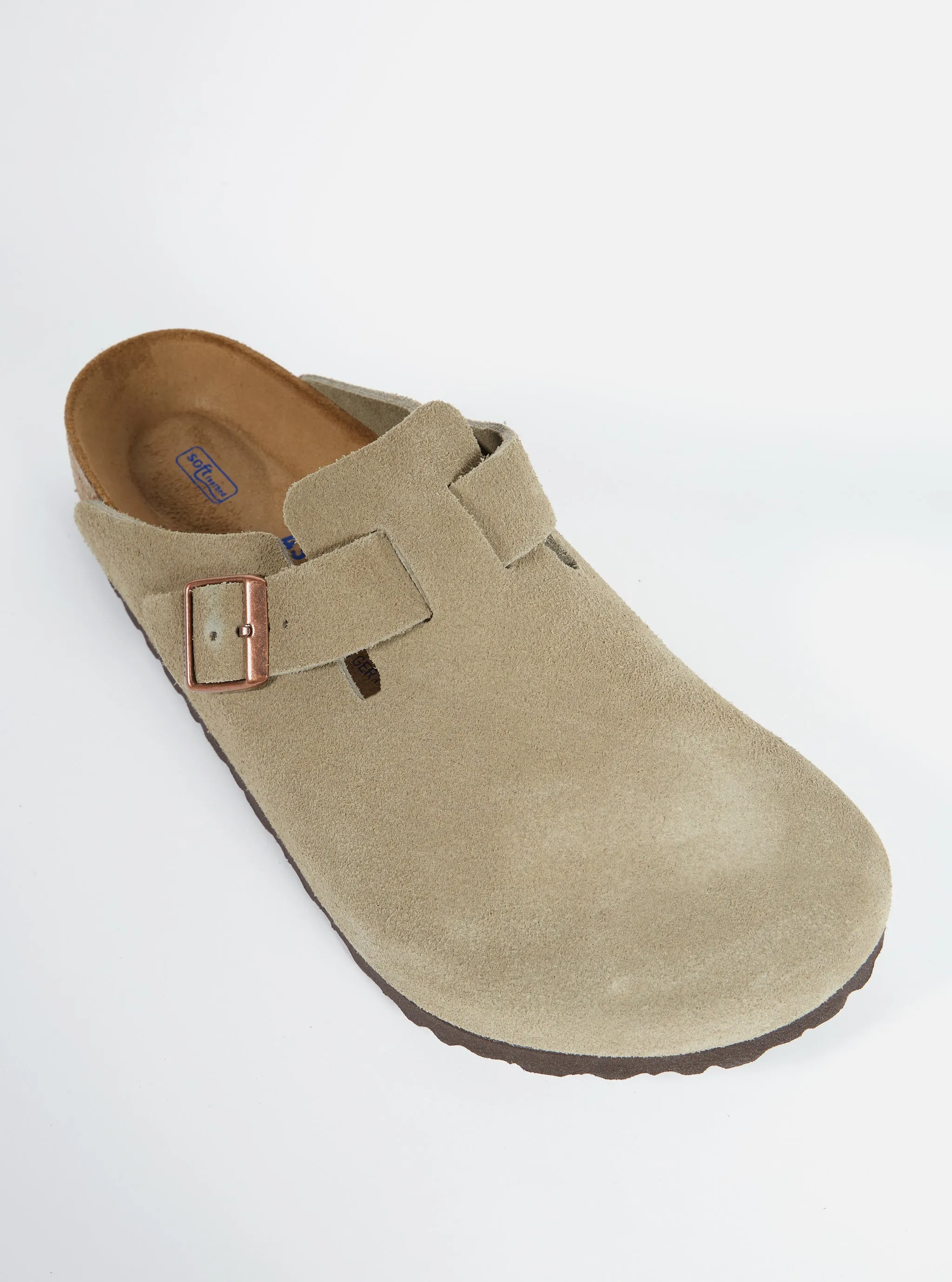 Birkenstock Soft Footbed Boston in Taupe Suede sold by Universal Works product image thumbnail 2