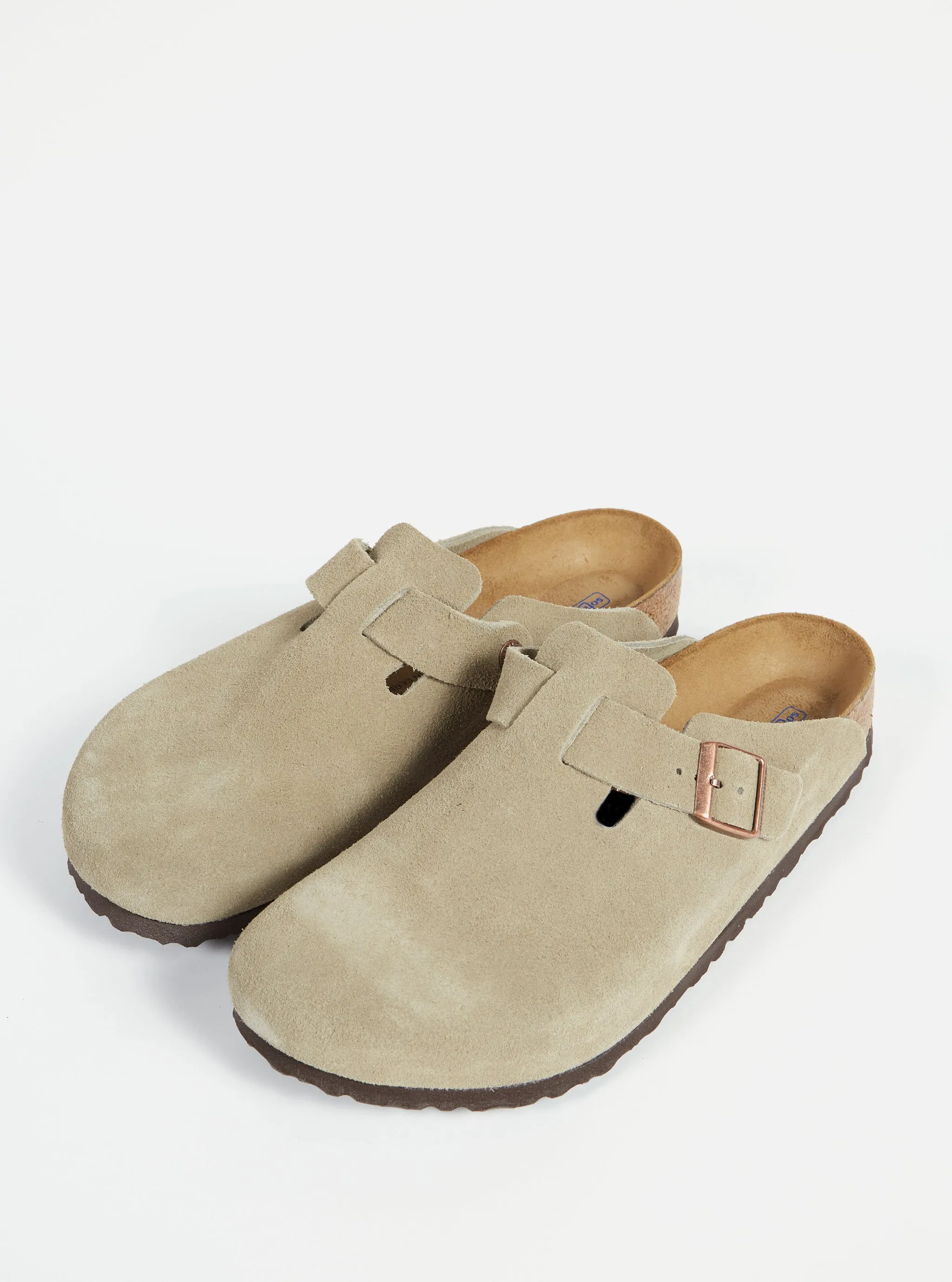 Birkenstock Soft Footbed Boston in Taupe Suede sold by Universal Works product image thumbnail 3