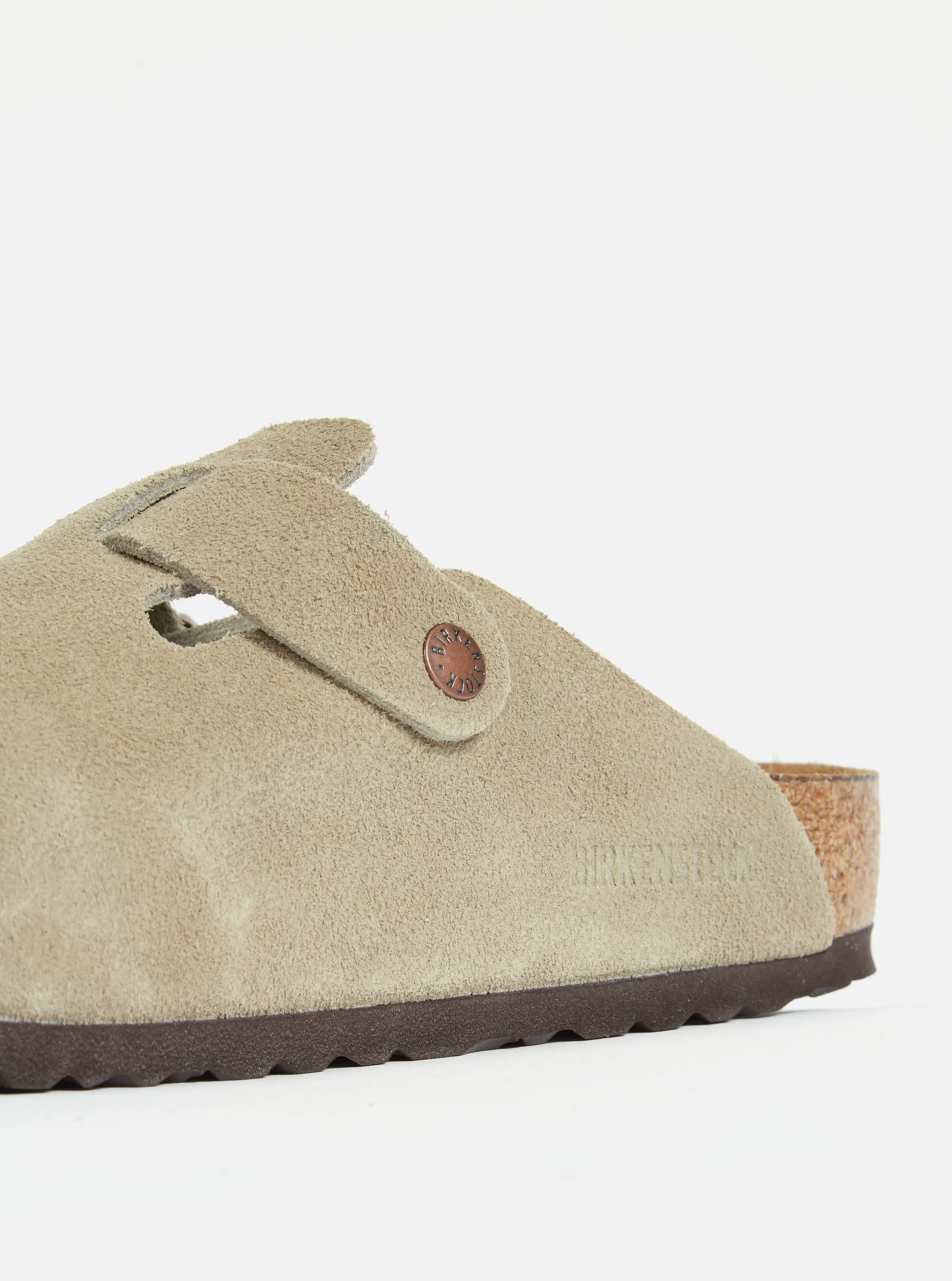 Birkenstock Soft Footbed Boston in Taupe Suede sold by Universal Works product image thumbnail 4
