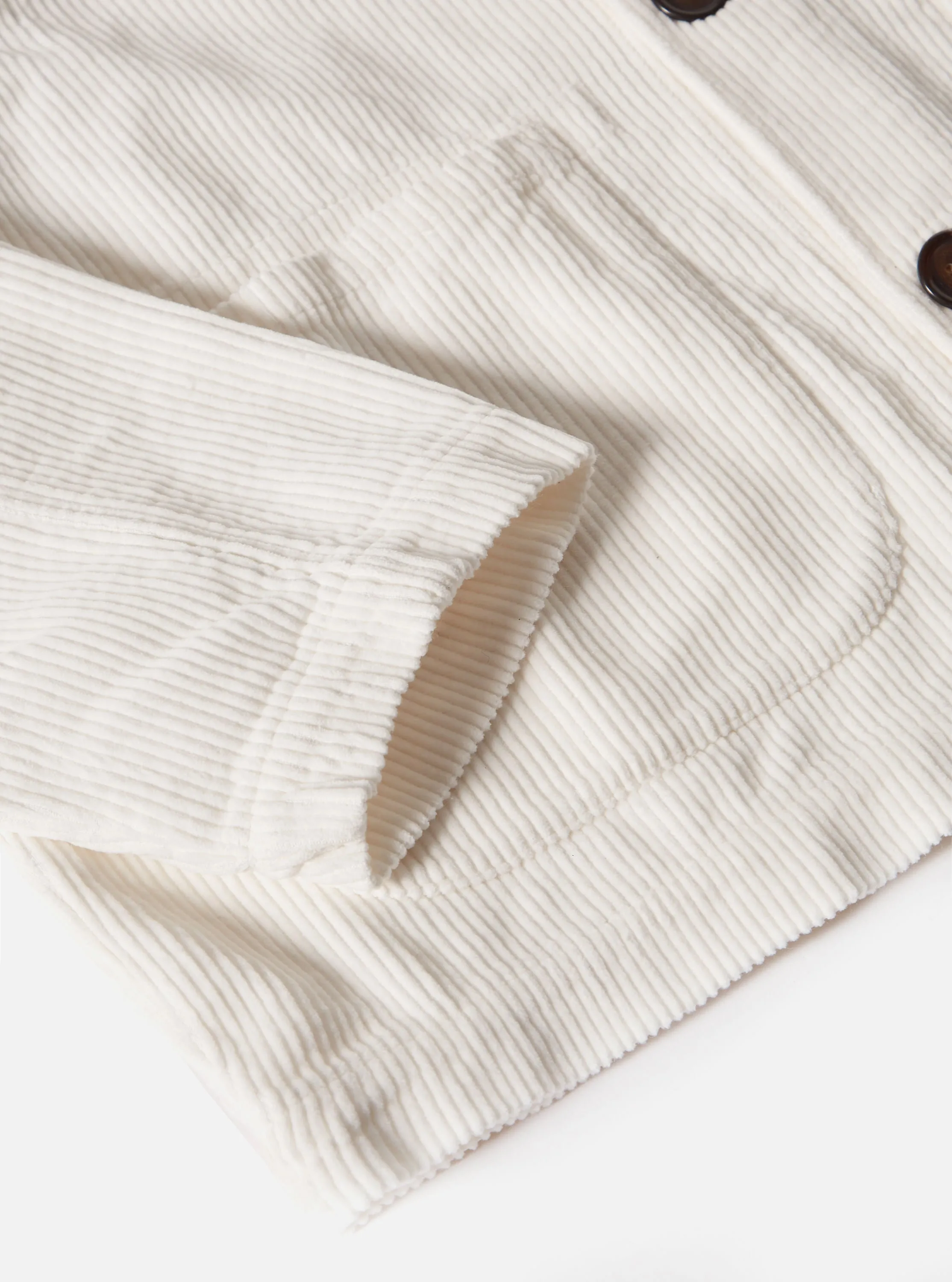 Universal Works Field Jacket in Ecru 6 Wale Corduroy sold by Universal Works product image thumbnail 5