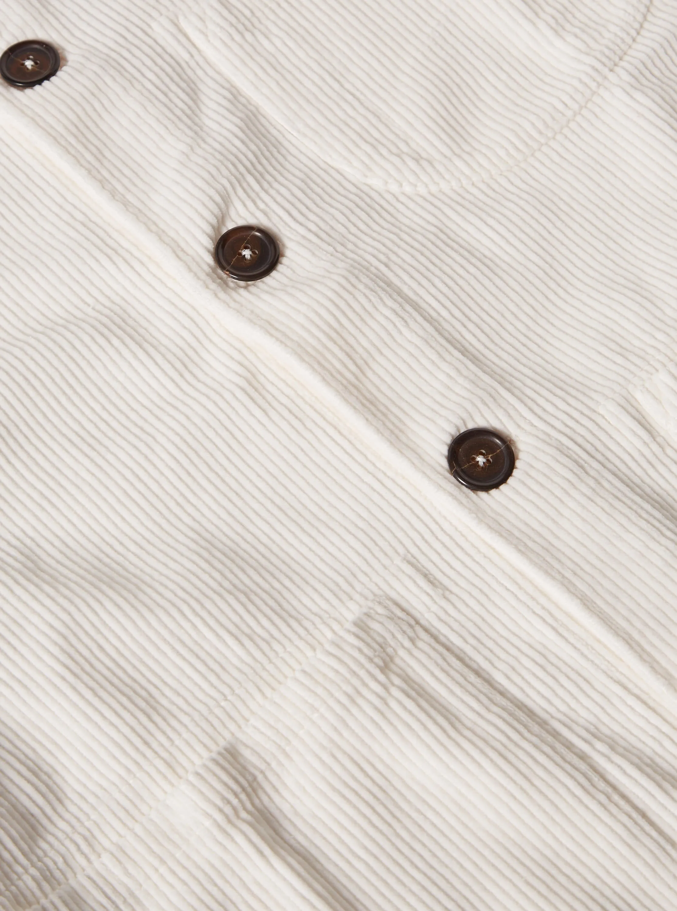 Universal Works Field Jacket in Ecru 6 Wale Corduroy sold by Universal Works product image thumbnail 4