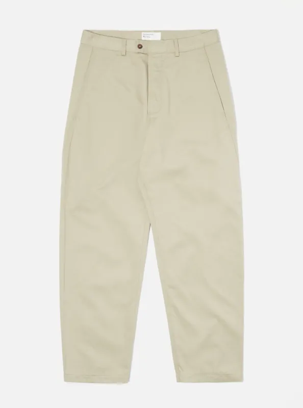 Universal Works Curved Pant in Stone Twill sold by Universal Works