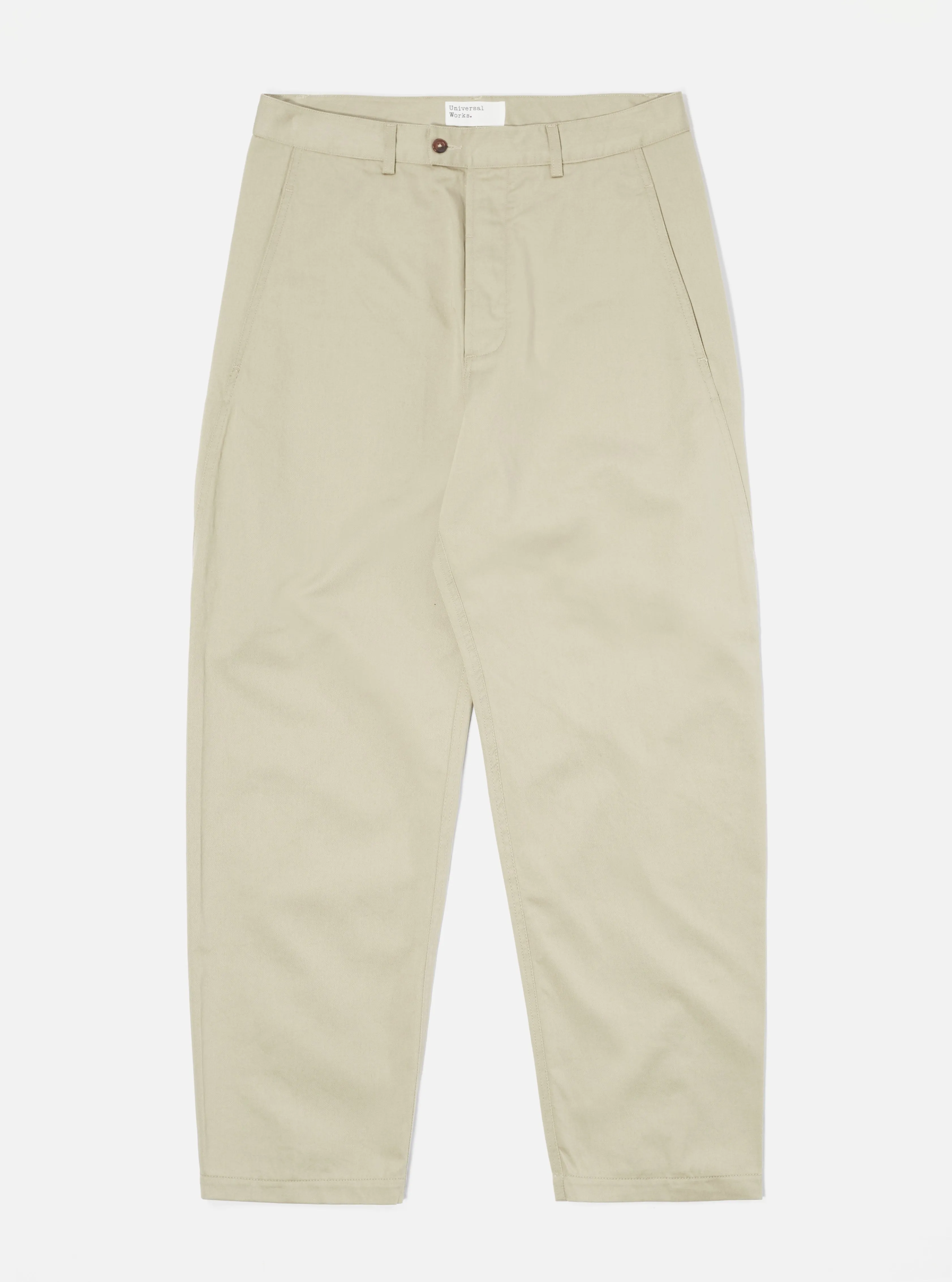 Universal Works Curved Pant in Stone Twill sold by Universal Works