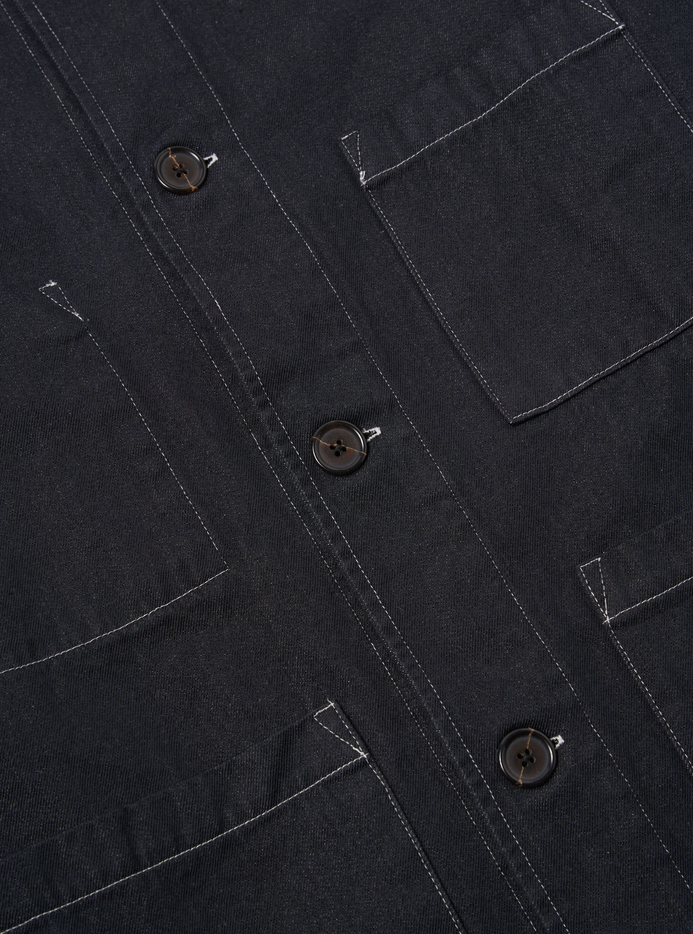Universal Works Coverall Jacket in Black Cali Denim sold by Universal Works product image thumbnail 4