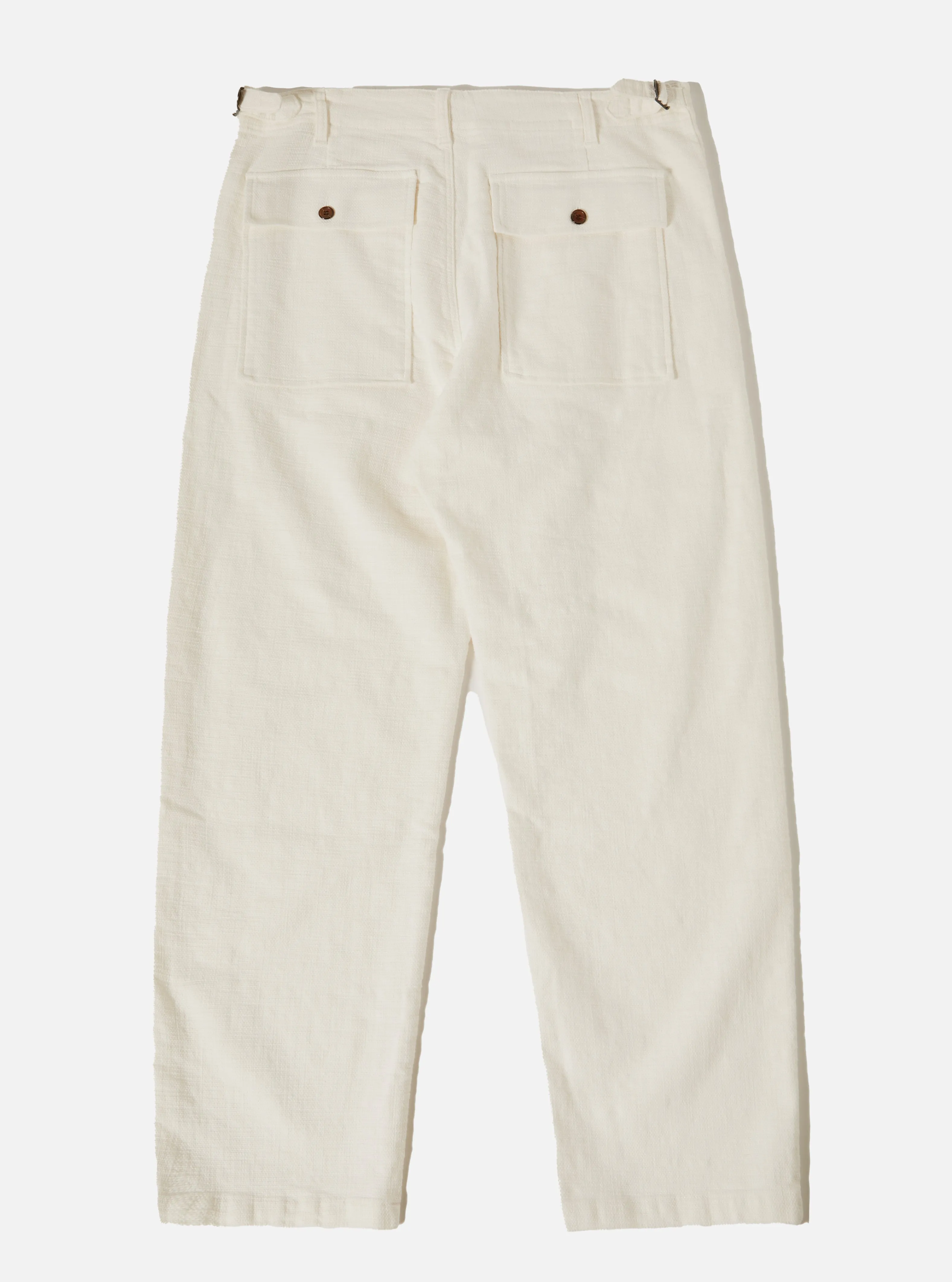 Universal Works Fatigue Pant in Ecru Chevron Cotton sold by Universal Works product image thumbnail 2