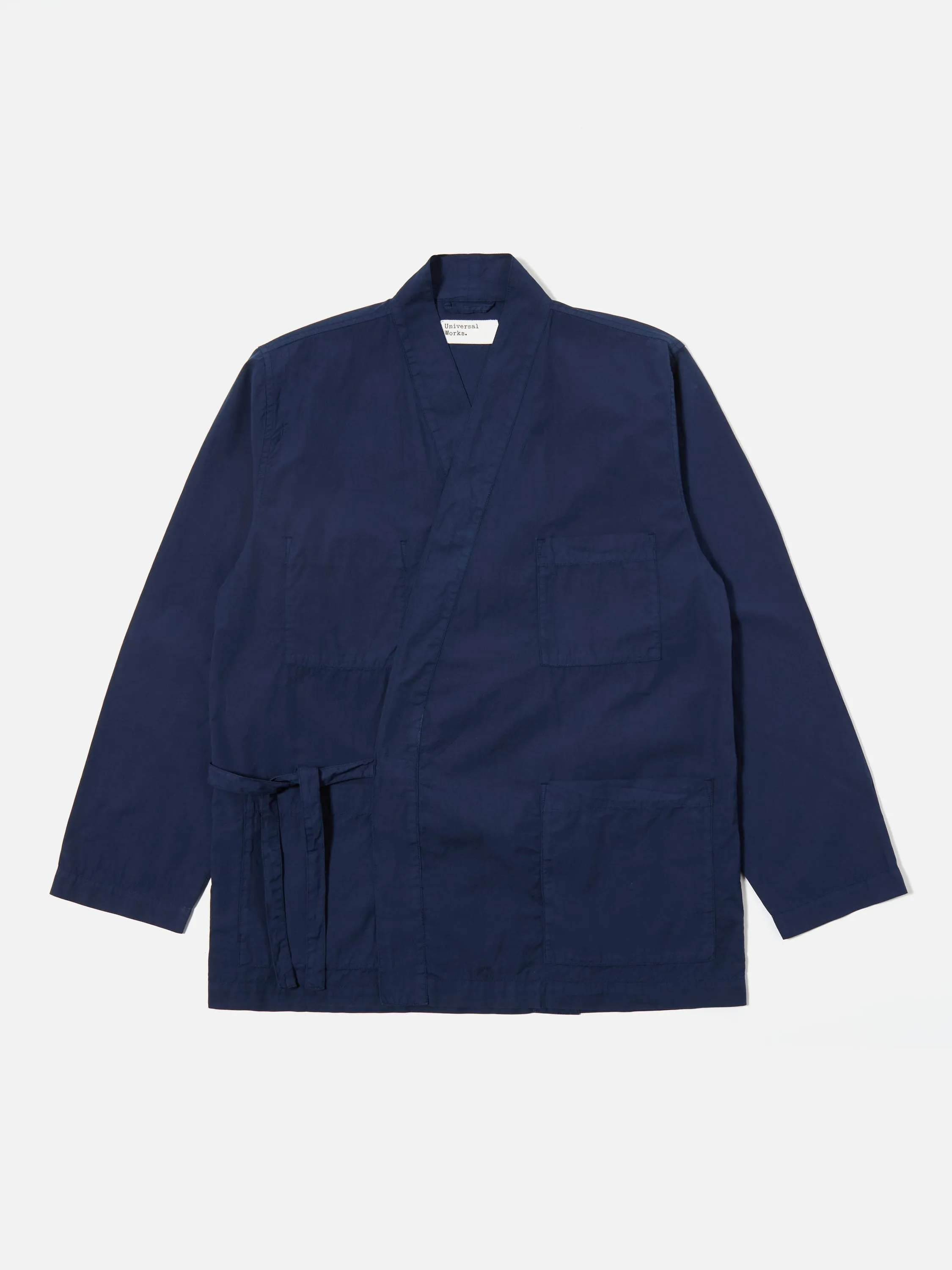 Universal Works Kyoto Work Jacket in Navy Broad Cloth sold by Universal Works