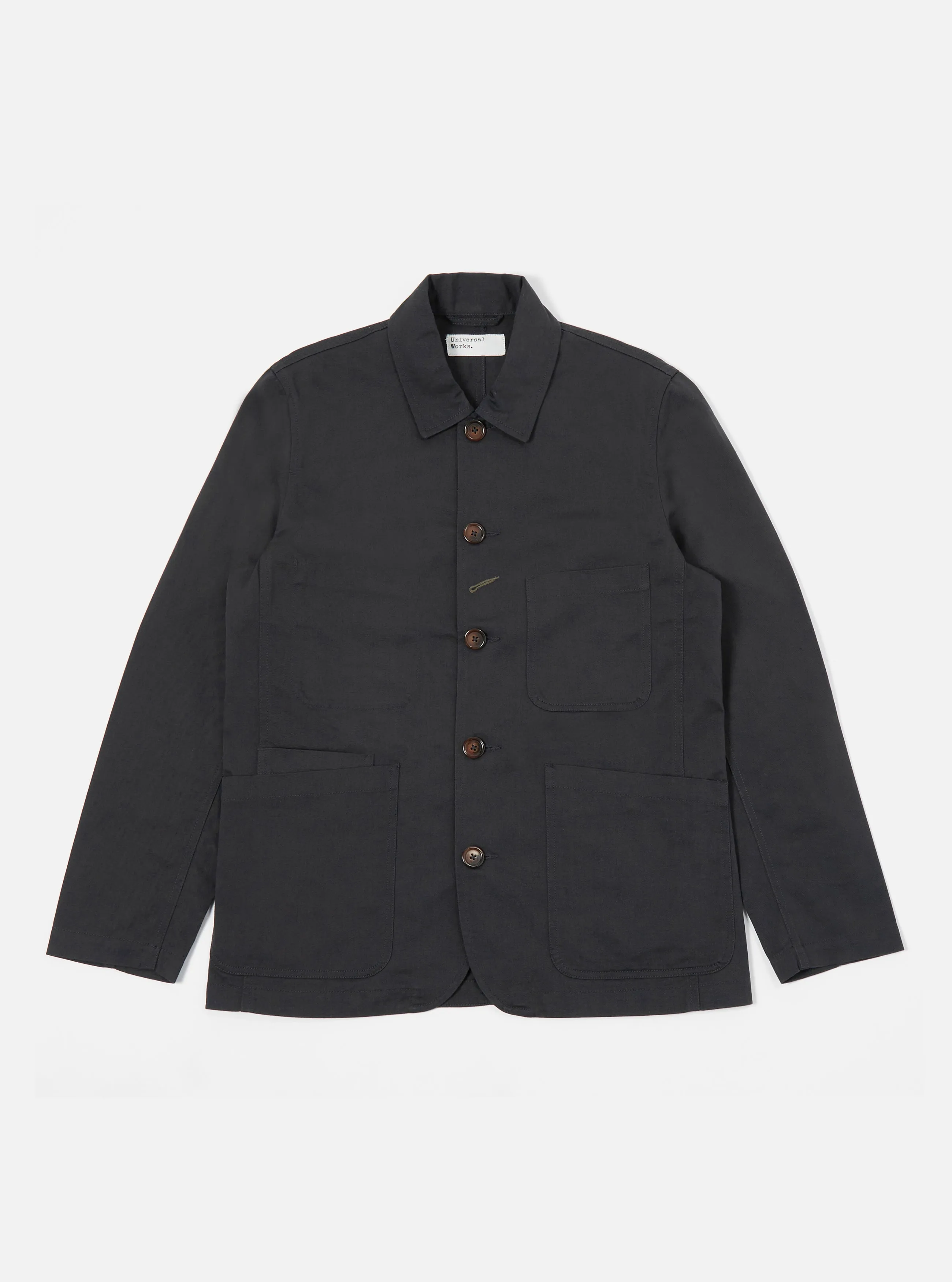Black Twill Bakers Jacket sold by Universal Works
